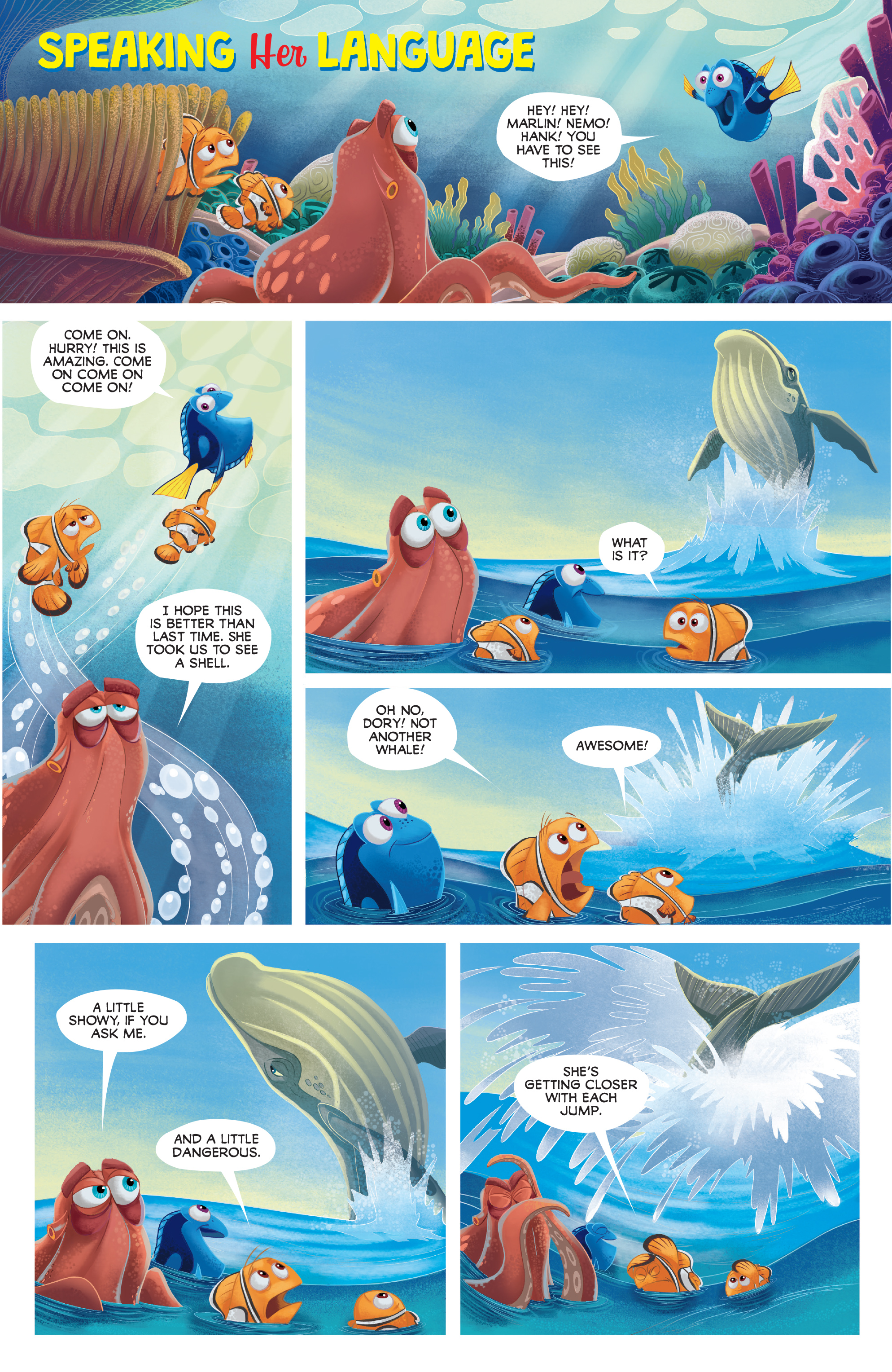 Read online Disney Pixar Finding Dory comic -  Issue #1 - 12