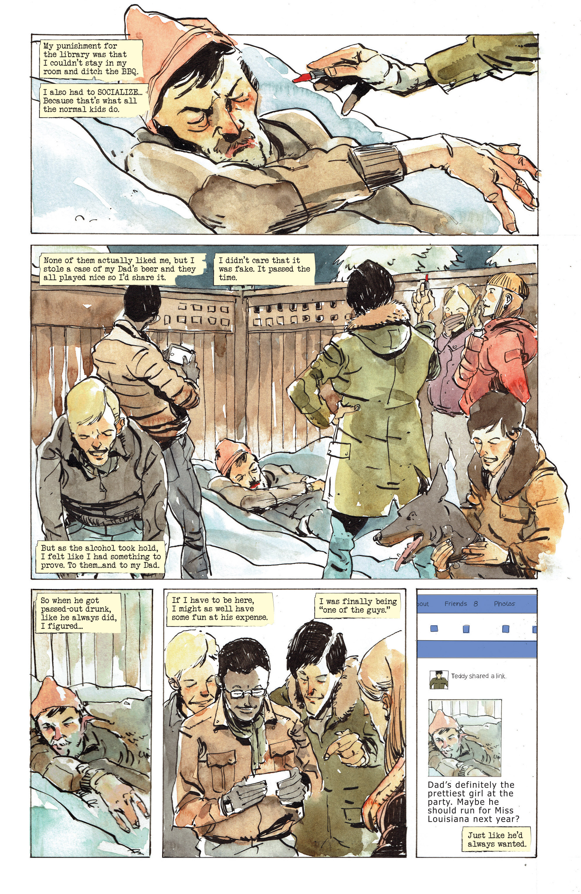 Read online Snow Blind comic -  Issue #1 - 8