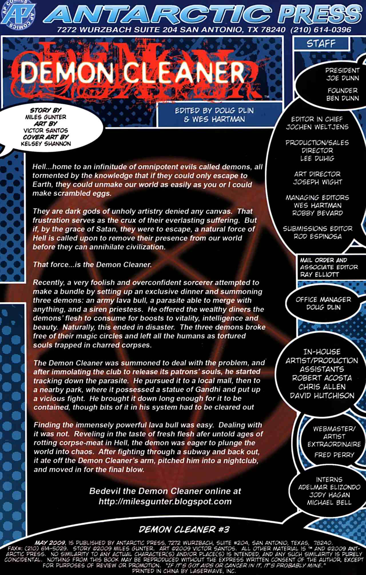 Read online Demon Cleaner comic -  Issue #3 - 2