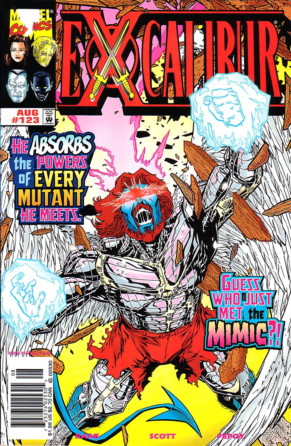 Read online Excalibur (1988) comic -  Issue #123 - 1