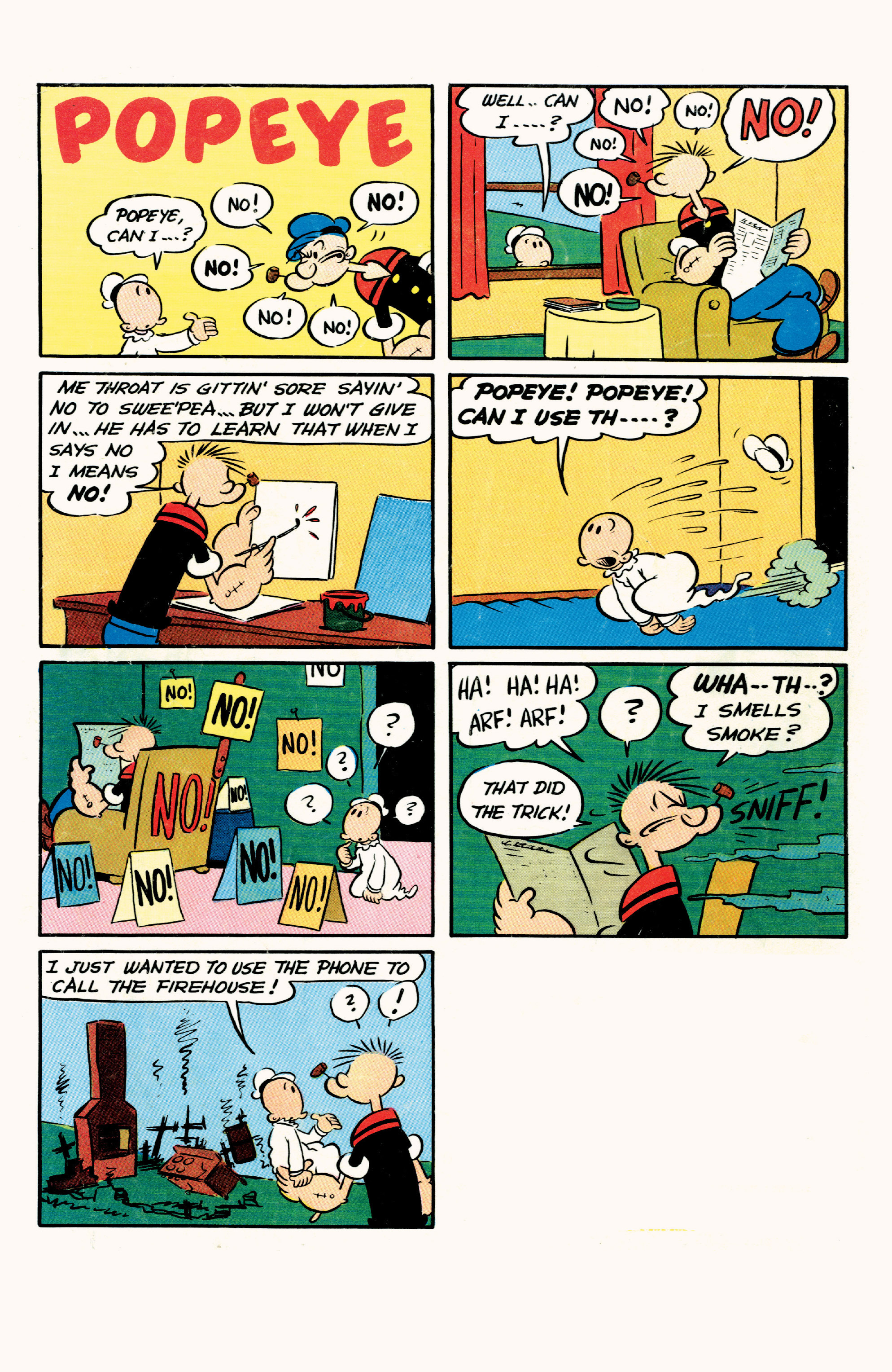 Read online Classic Popeye comic -  Issue #34 - 36