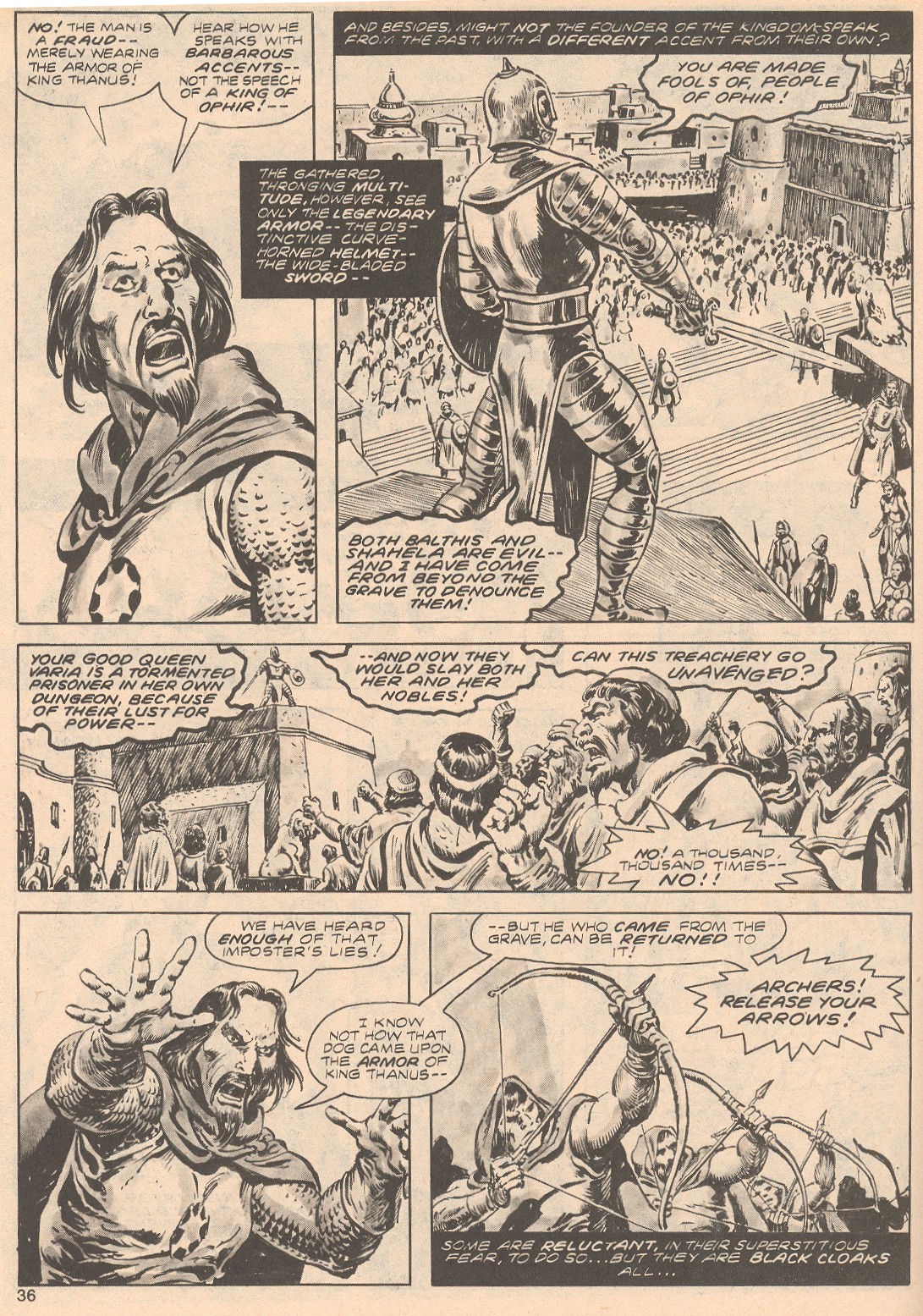 Read online The Savage Sword Of Conan comic -  Issue #68 - 36