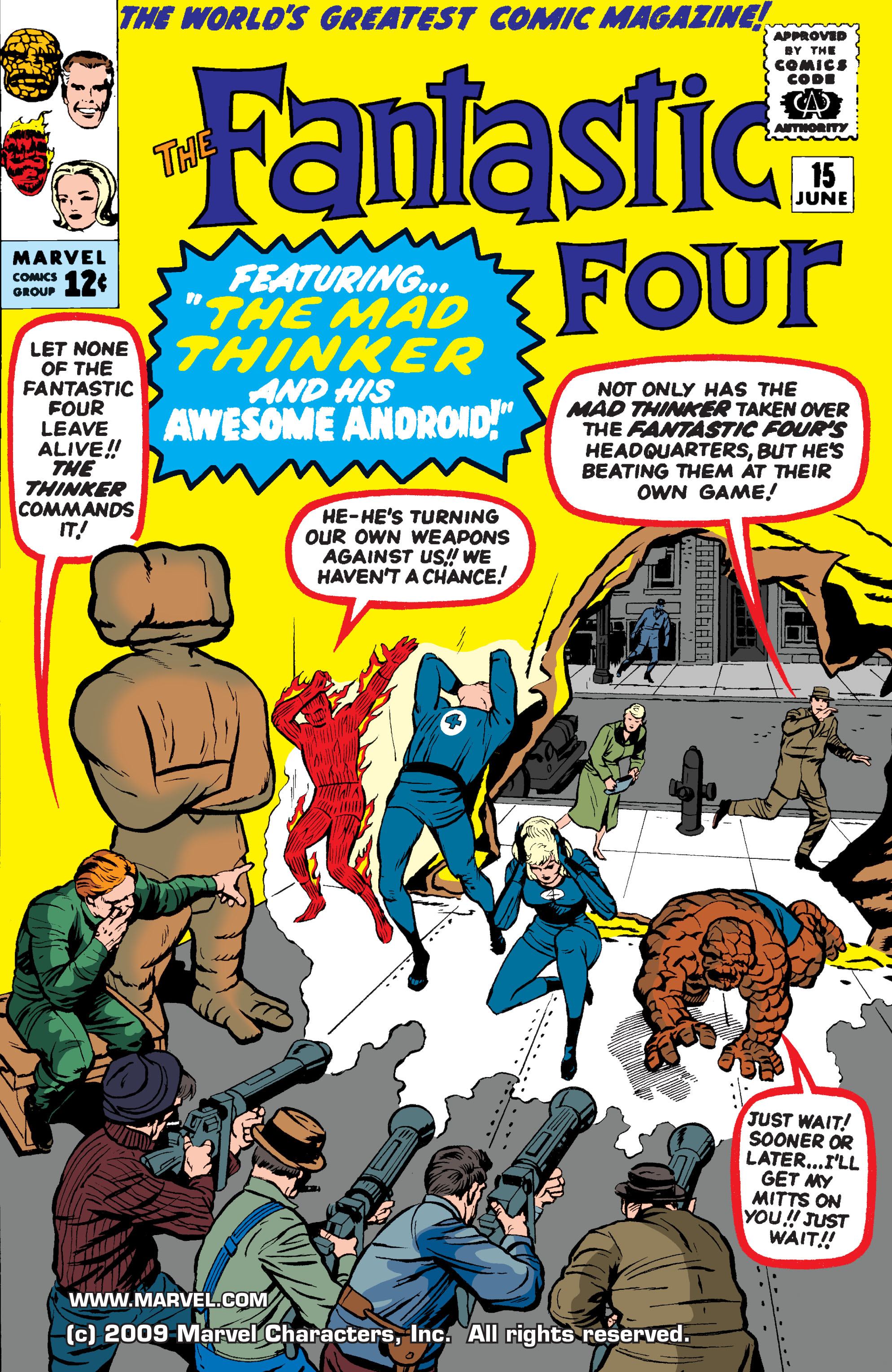 Read online Fantastic Four (1961) comic -  Issue #15 - 1