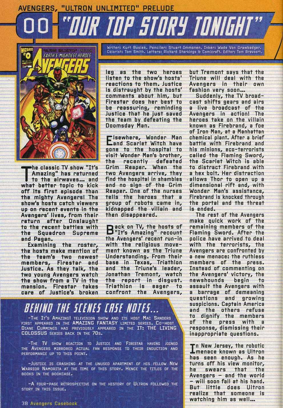 Read online Avengers: Casebook 1999 comic -  Issue # Full - 30