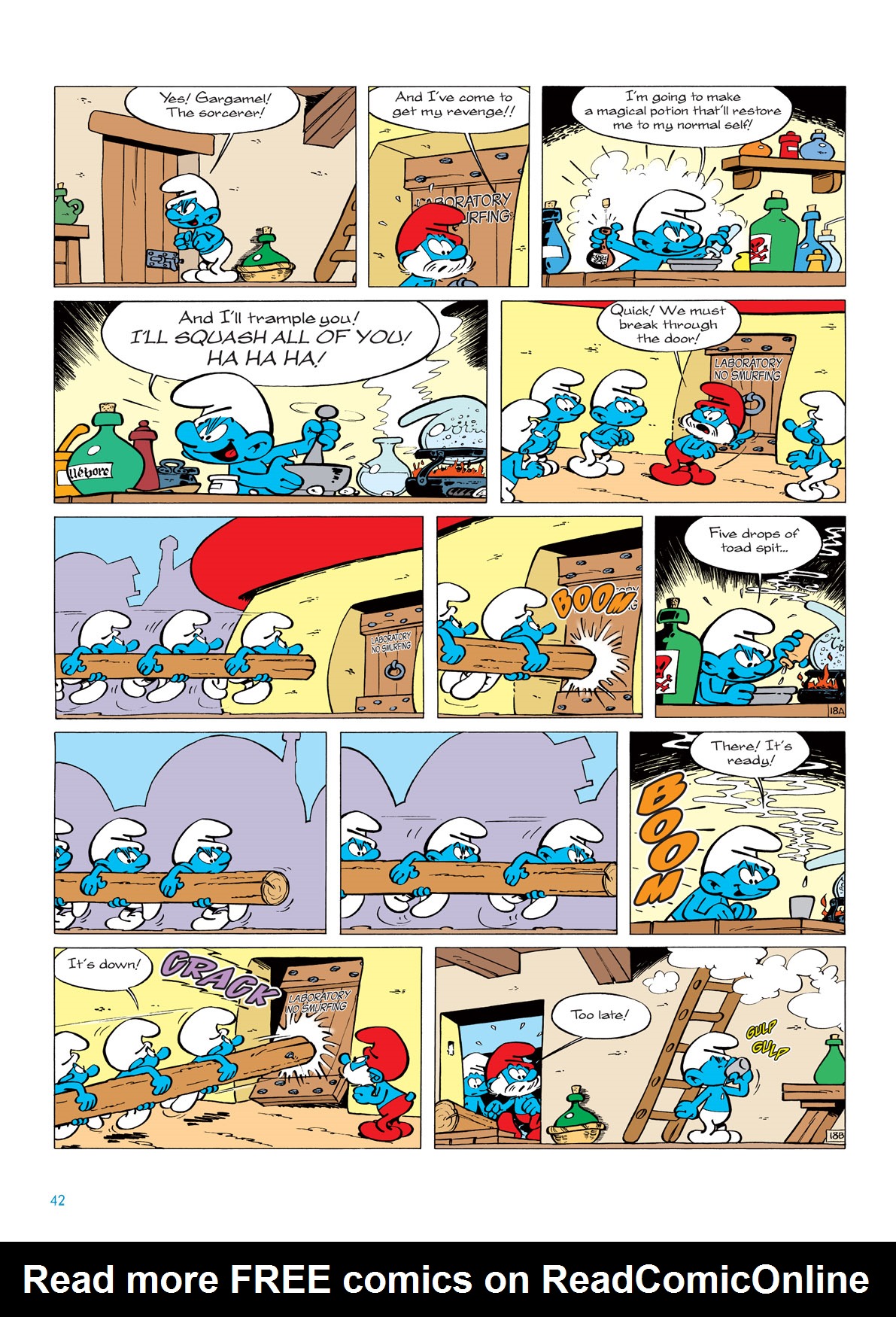Read online The Smurfs comic -  Issue #5 - 42