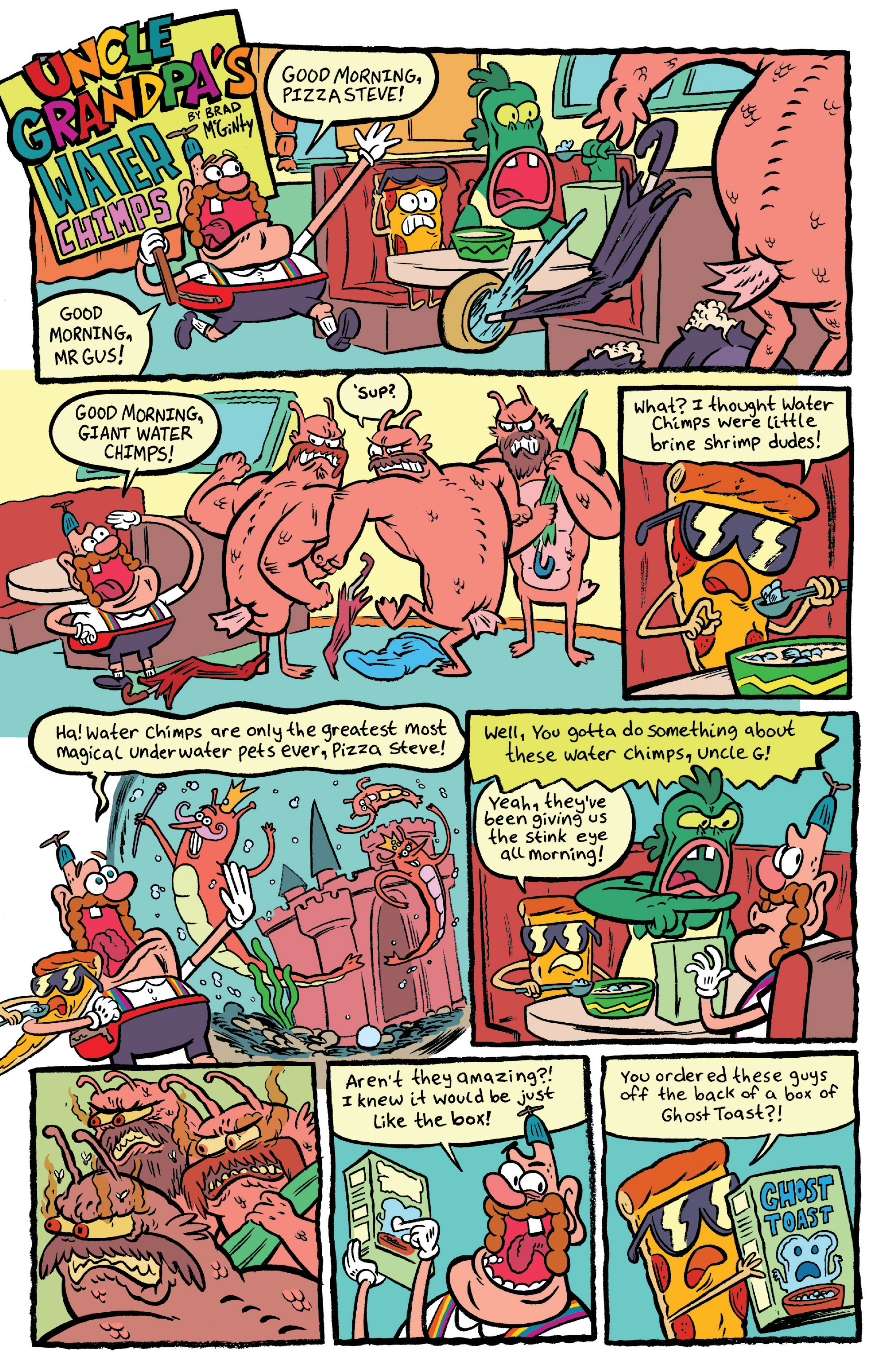 Read online Uncle Grandpa: Pizza Steve Special comic -  Issue # Full - 11