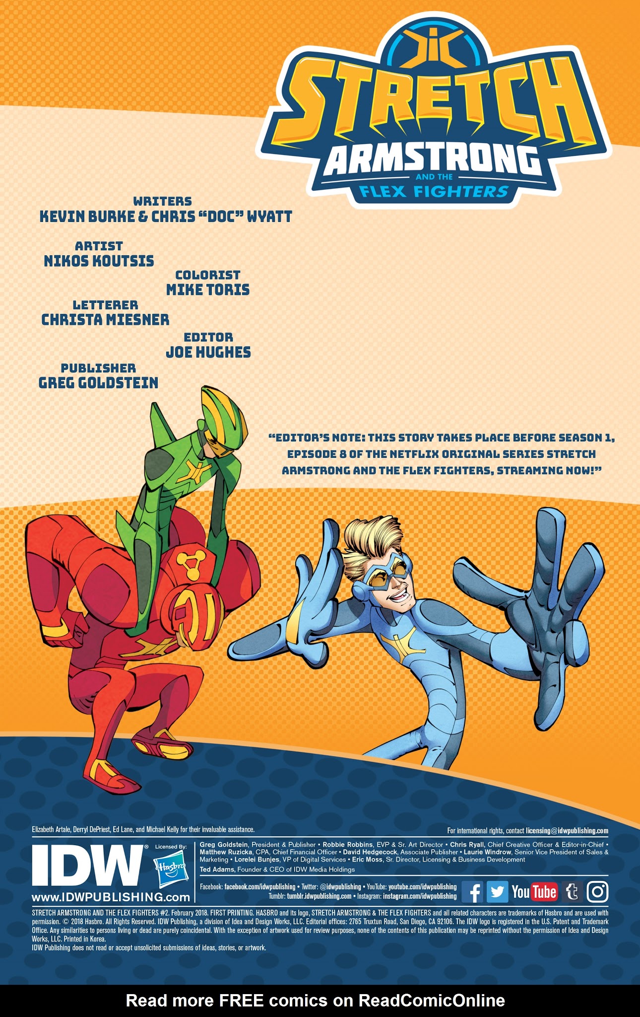 Read online Stretch Armstrong and the Flex Fighters comic -  Issue #2 - 2