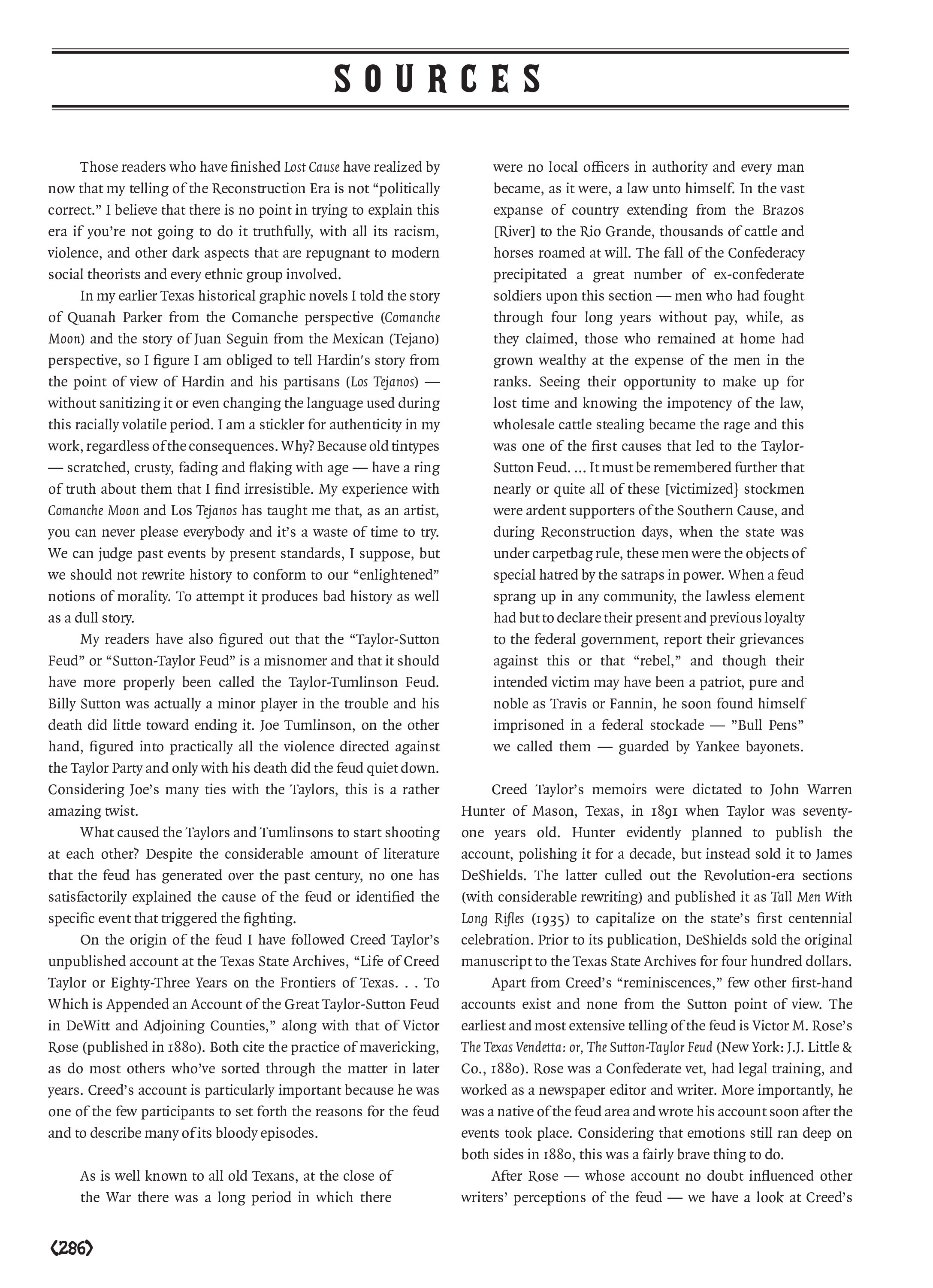 Read online Jack Jackson's American History: Los Tejanos and Lost Cause comic -  Issue # TPB (Part 3) - 83