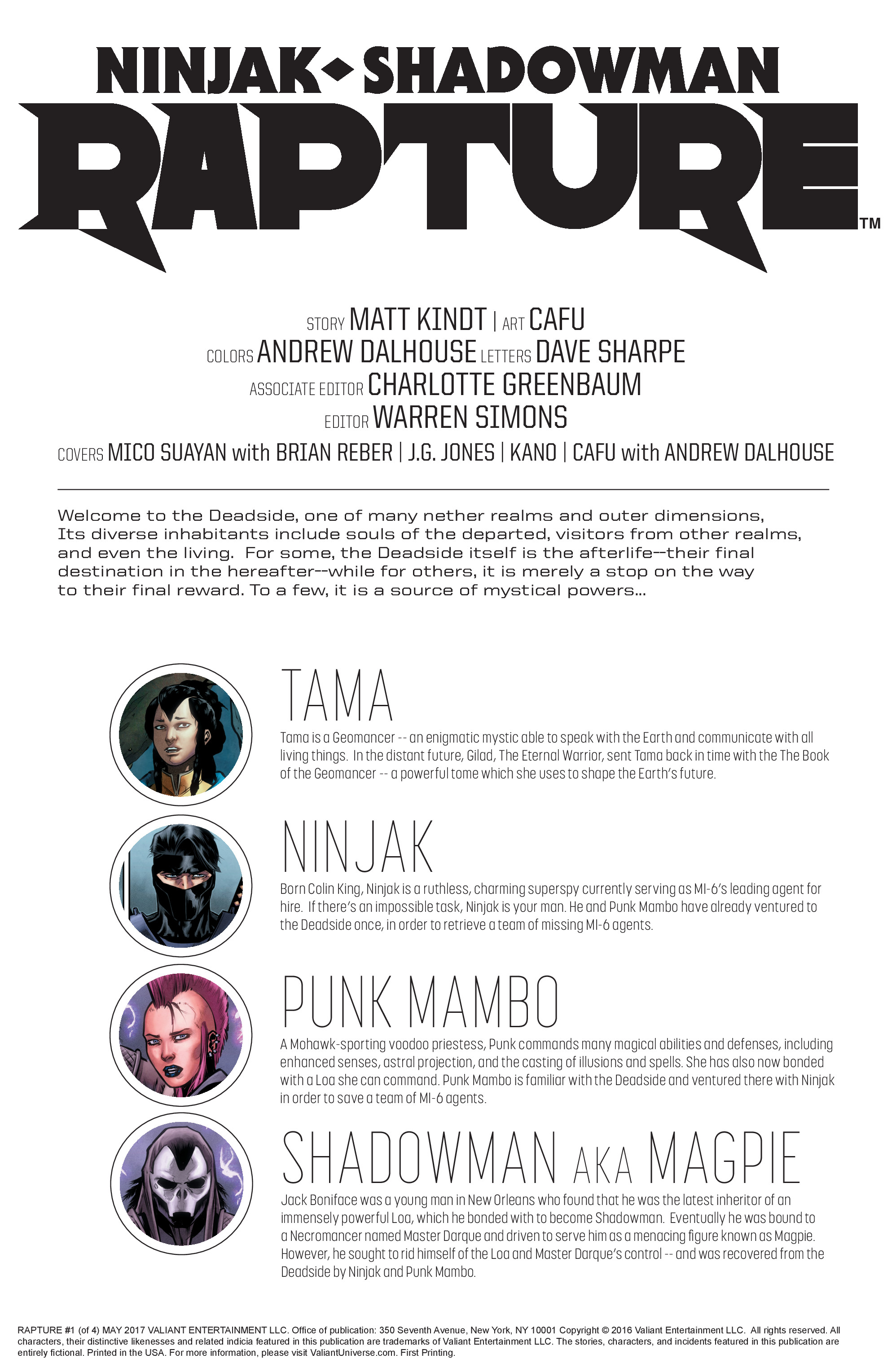 Read online Rapture comic -  Issue #1 - 2