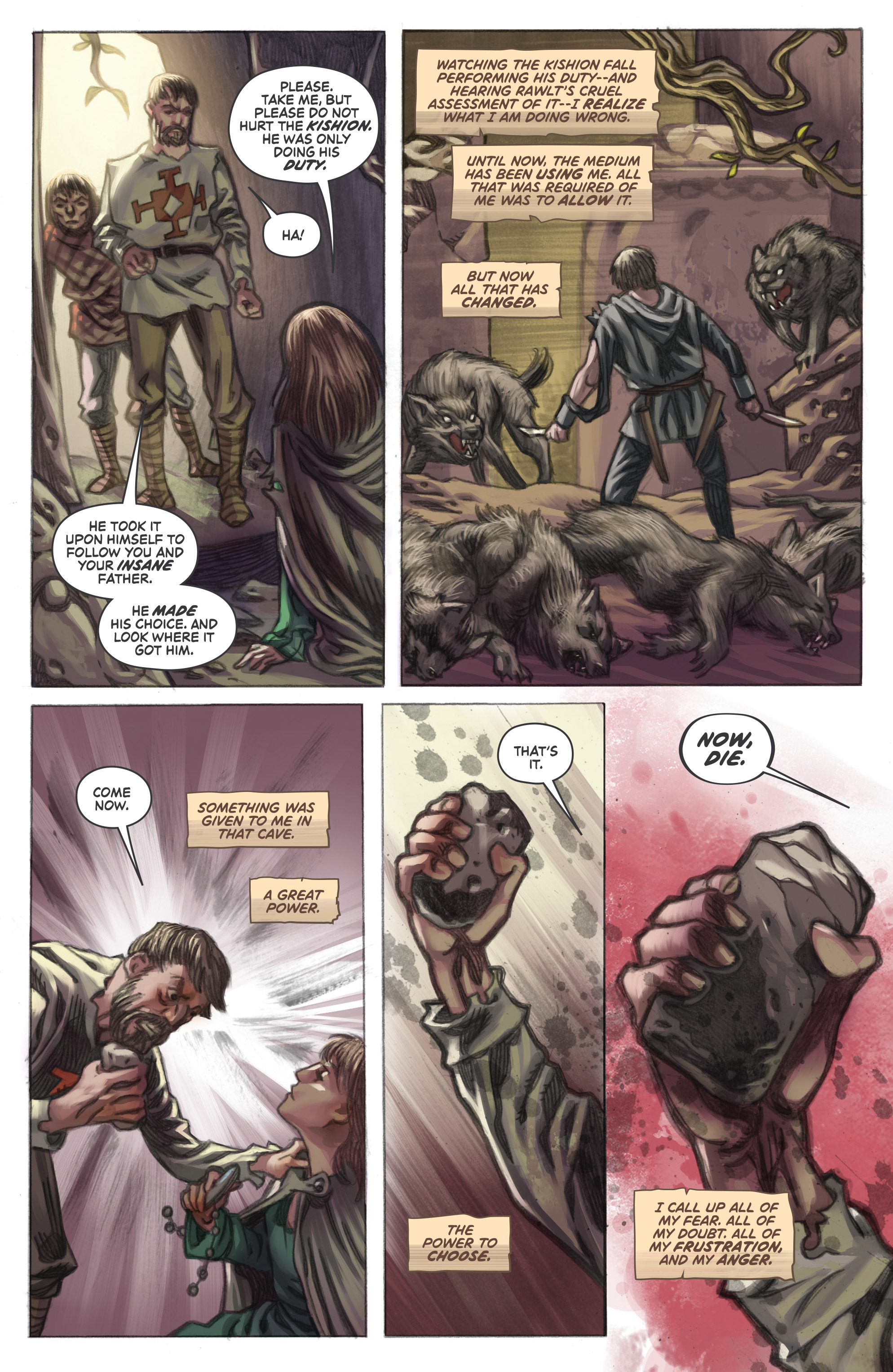 Read online Muirwood: The Lost Abbey comic -  Issue #5 - 16