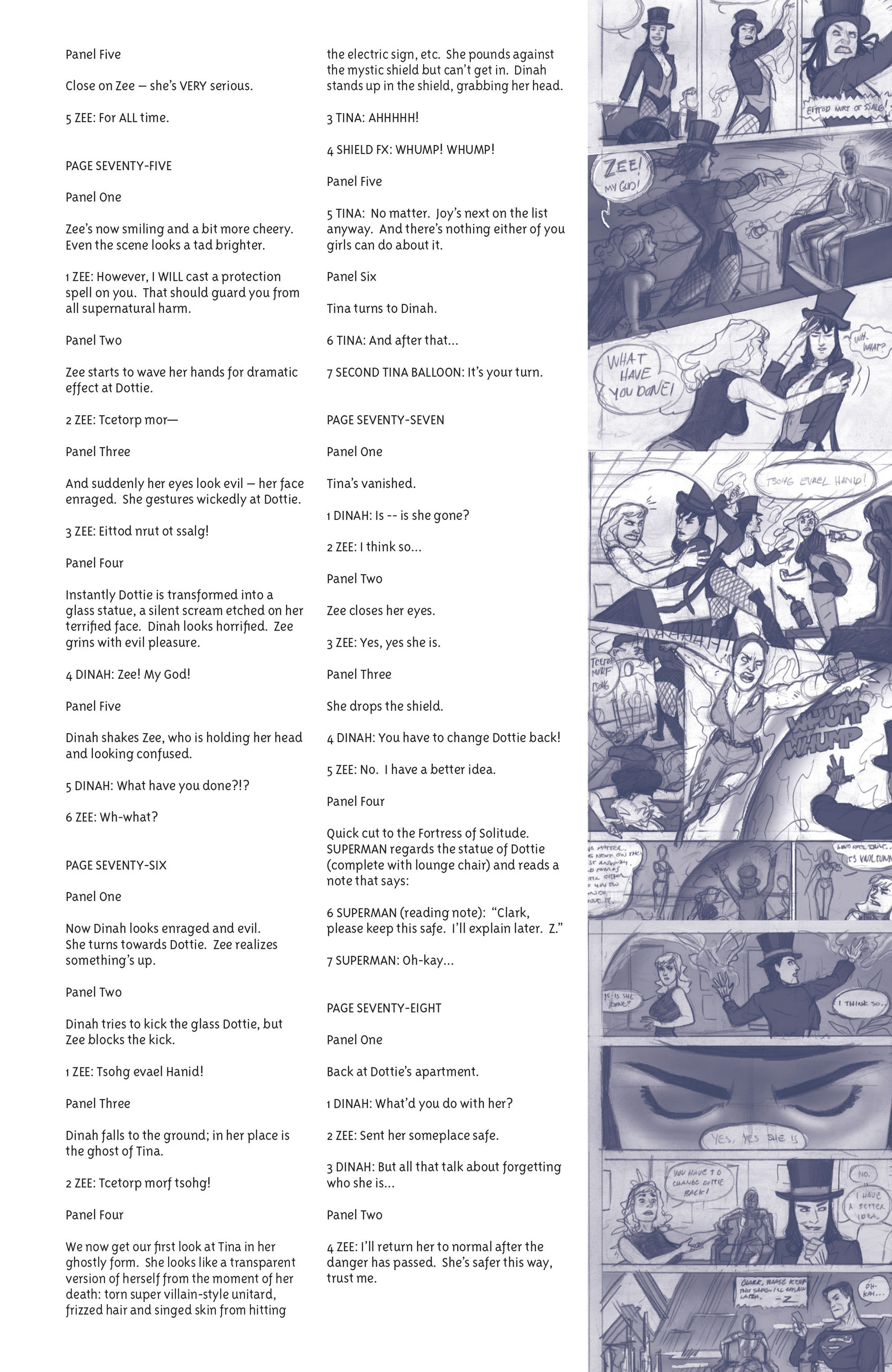 Read online Black Canary and Zatanna: Bloodspell comic -  Issue # Full - 131