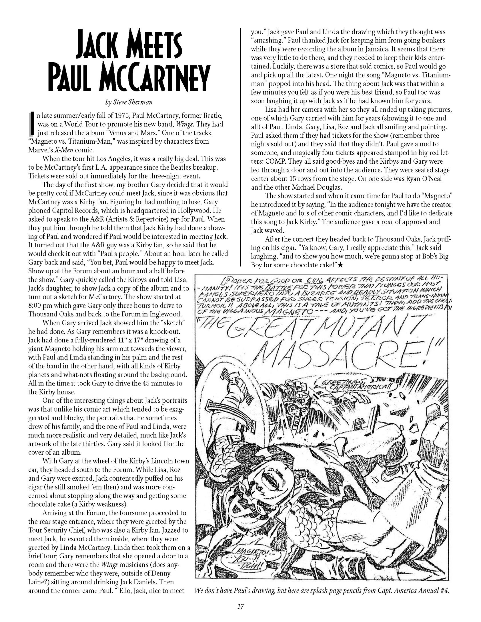 Read online The Jack Kirby Collector comic -  Issue #8 - 17