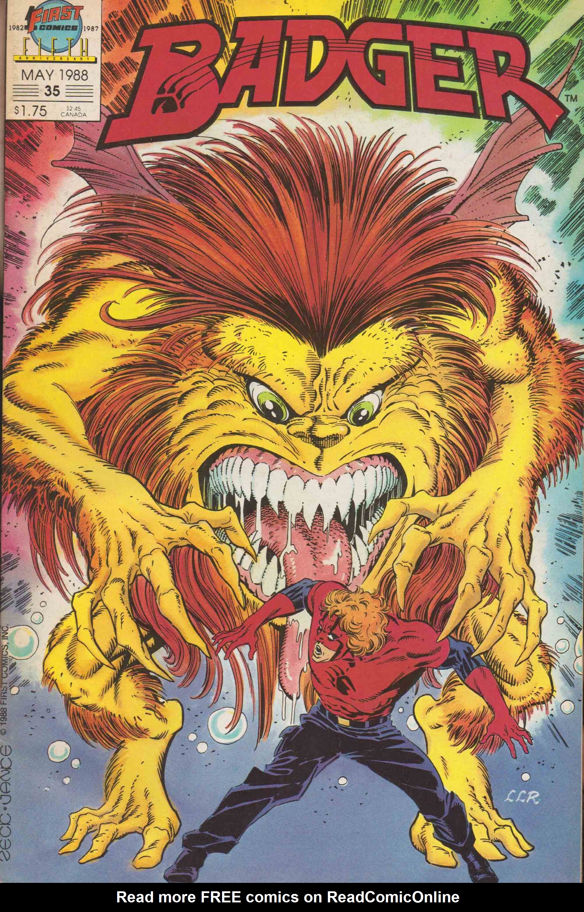 Read online The Badger comic -  Issue #35 - 1