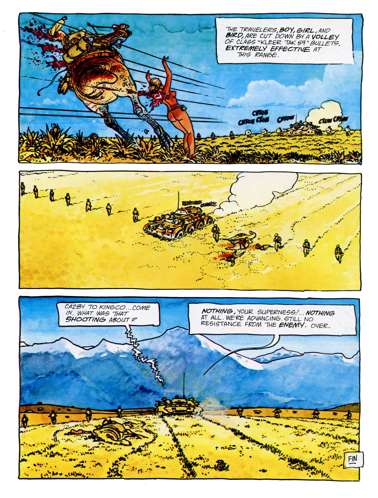 Read online Heavy Metal Presents Is Man Good? comic -  Issue # Full - 56