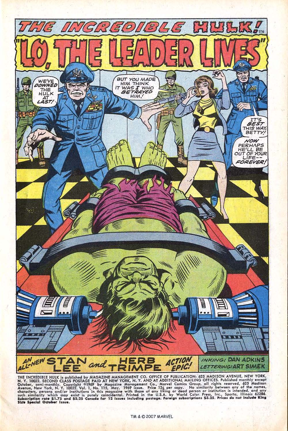 Read online The Incredible Hulk (1968) comic -  Issue #115 - 3