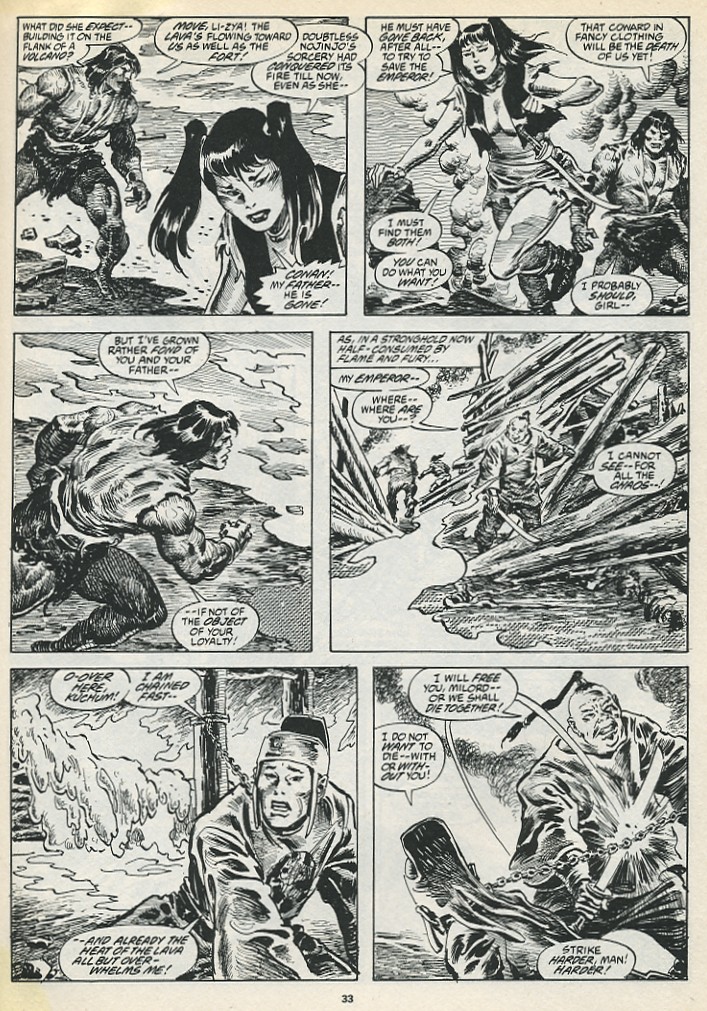 Read online The Savage Sword Of Conan comic -  Issue #195 - 35