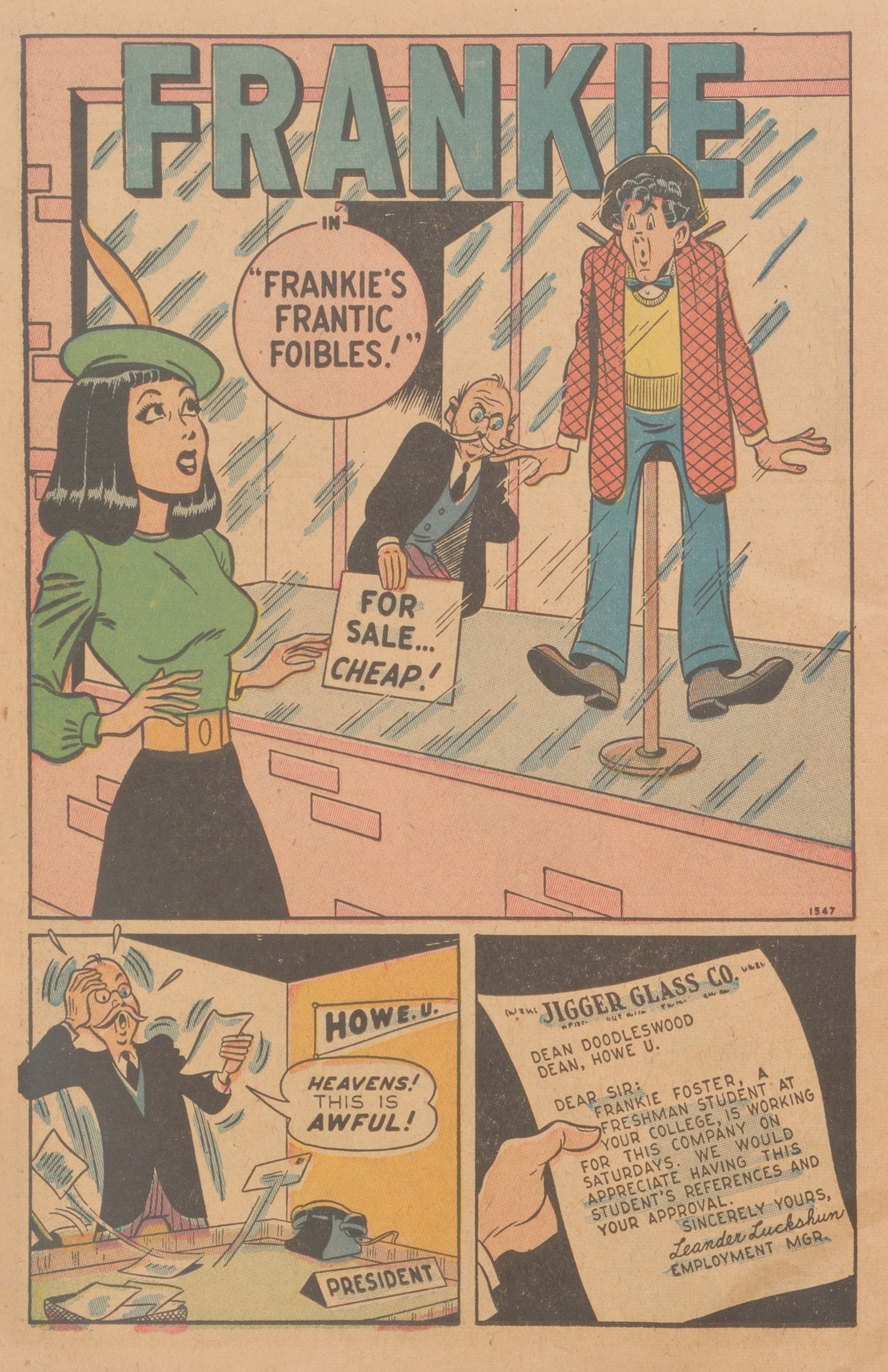 Read online Frankie Comics comic -  Issue #6 - 34