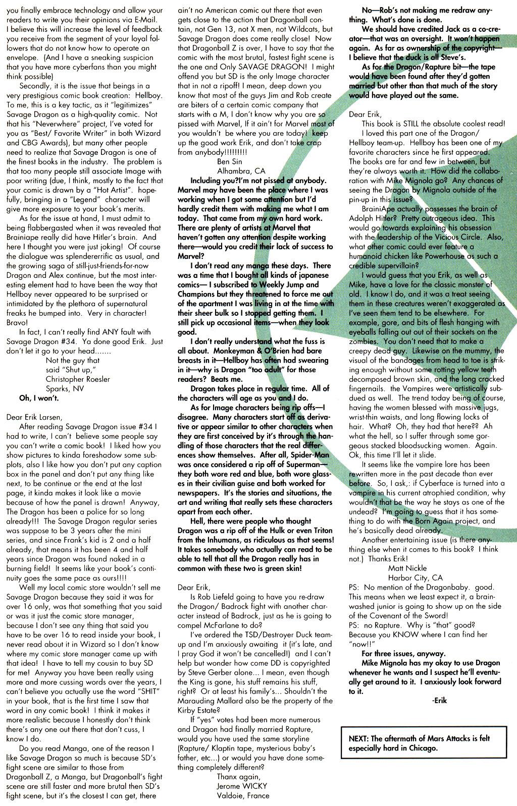 Read online The Savage Dragon (1993) comic -  Issue #36 - 29