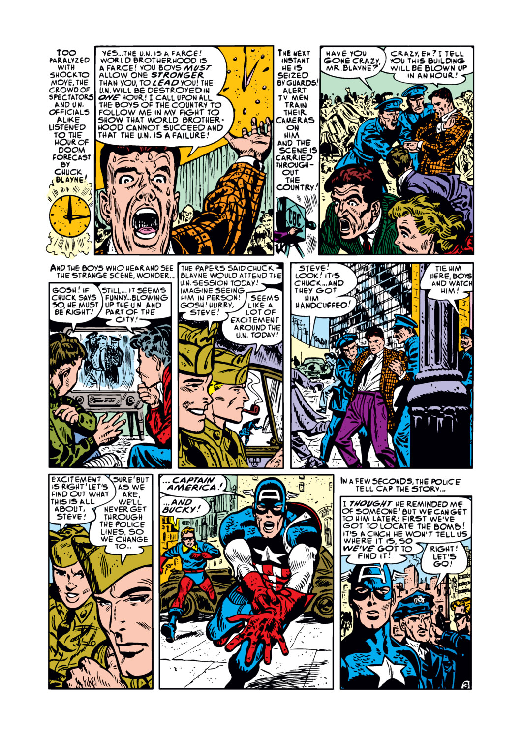 Read online Captain America Comics comic - Issue #78