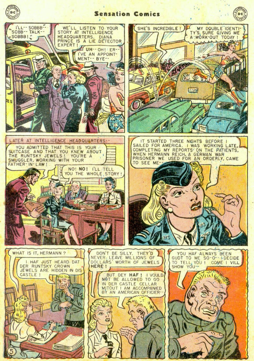 Read online Sensation (Mystery) Comics comic -  Issue #74 - 7