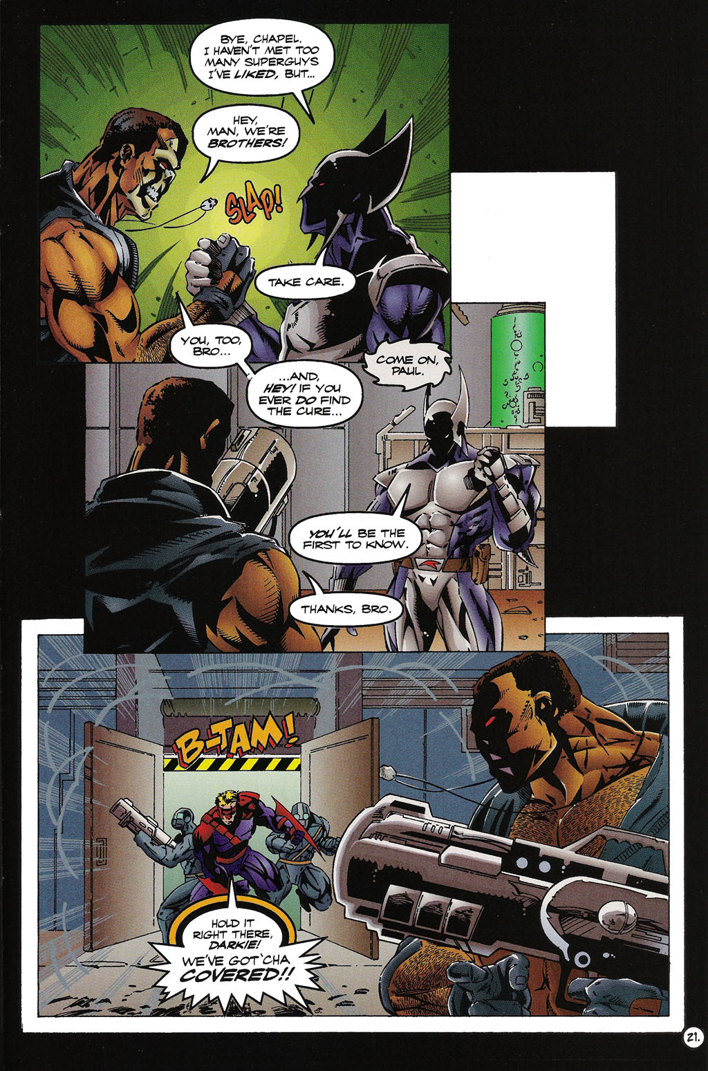 Read online ShadowHawk comic -  Issue #12 - 21