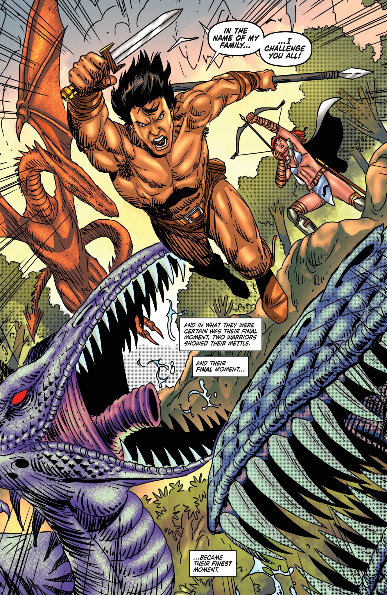 Read online Red Sonja/Tarzan comic -  Issue #6 - 17