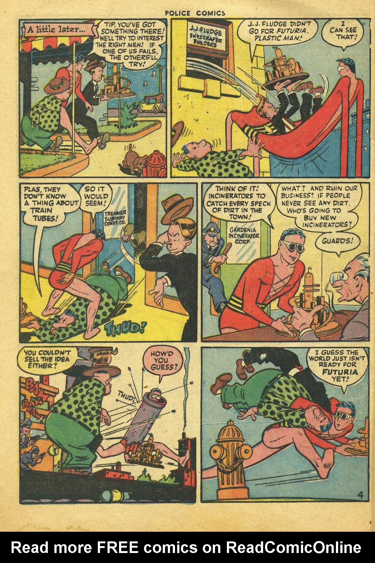 Read online Police Comics comic -  Issue #48 - 6