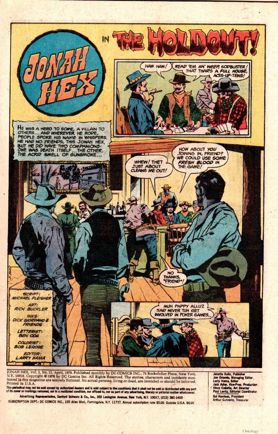Read online Jonah Hex (1977) comic -  Issue #11 - 3