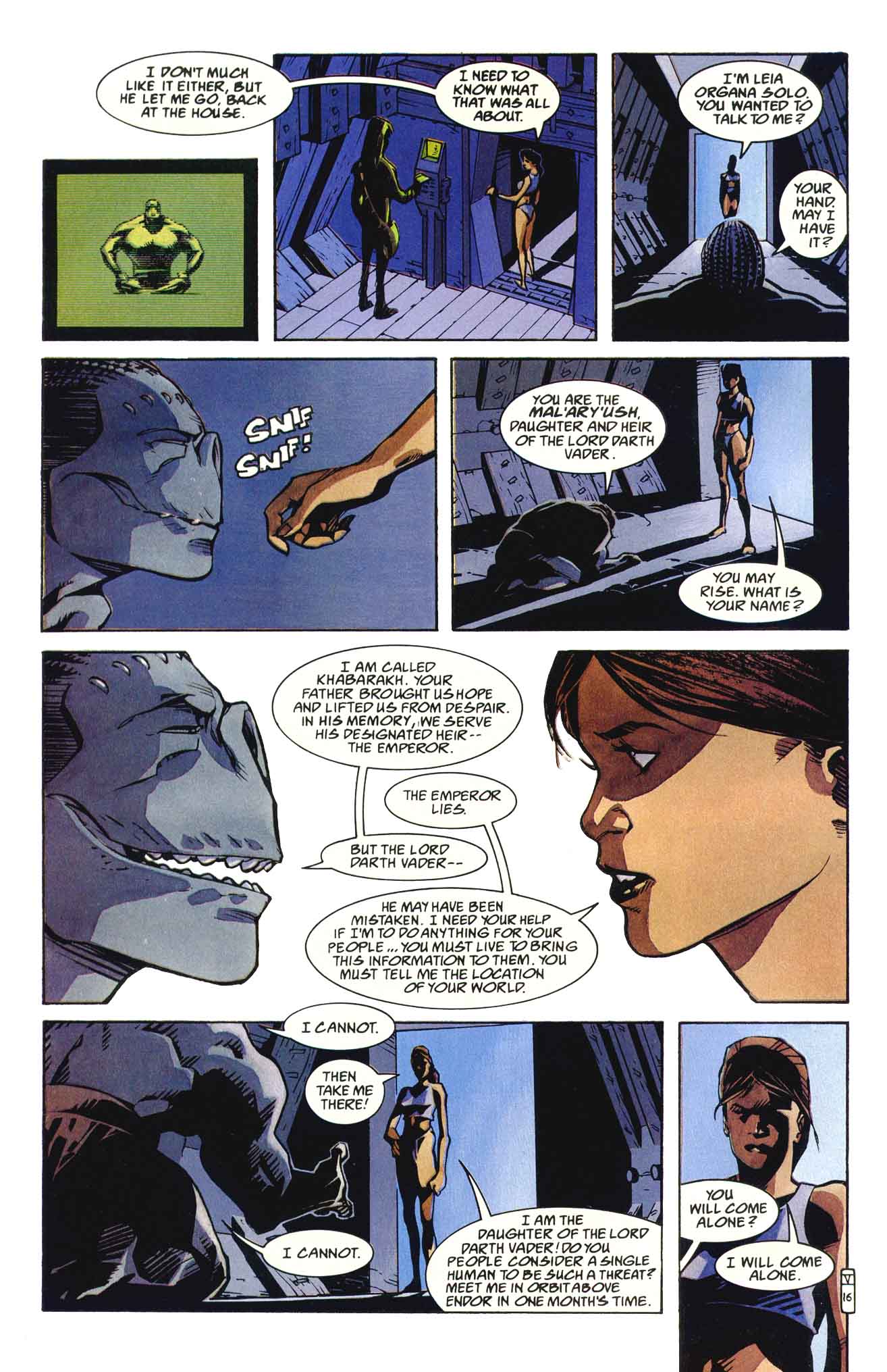 Read online Star Wars: Heir to the Empire comic -  Issue #5 - 17