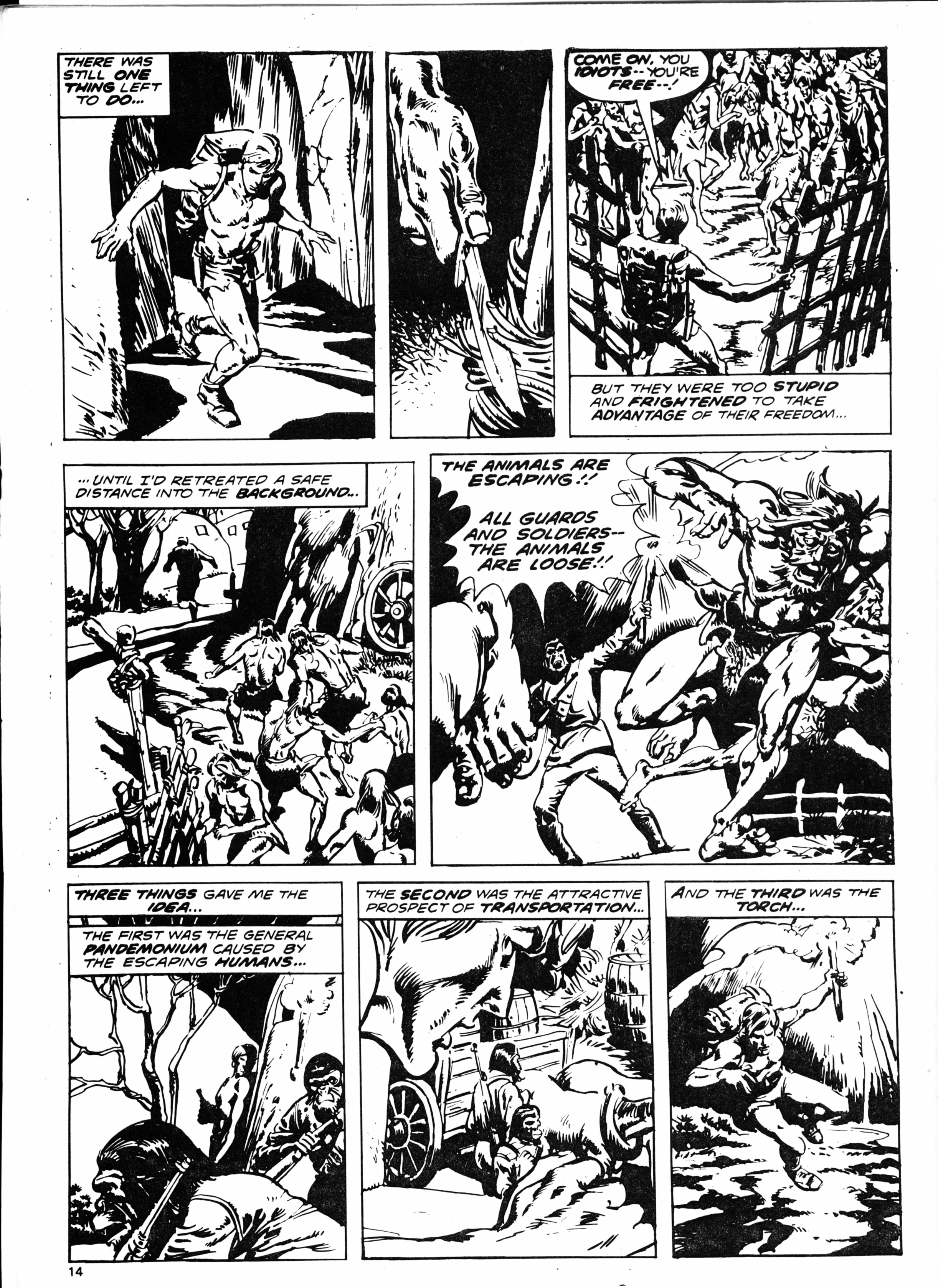 Read online Planet of the Apes (1974) comic -  Issue #32 - 14
