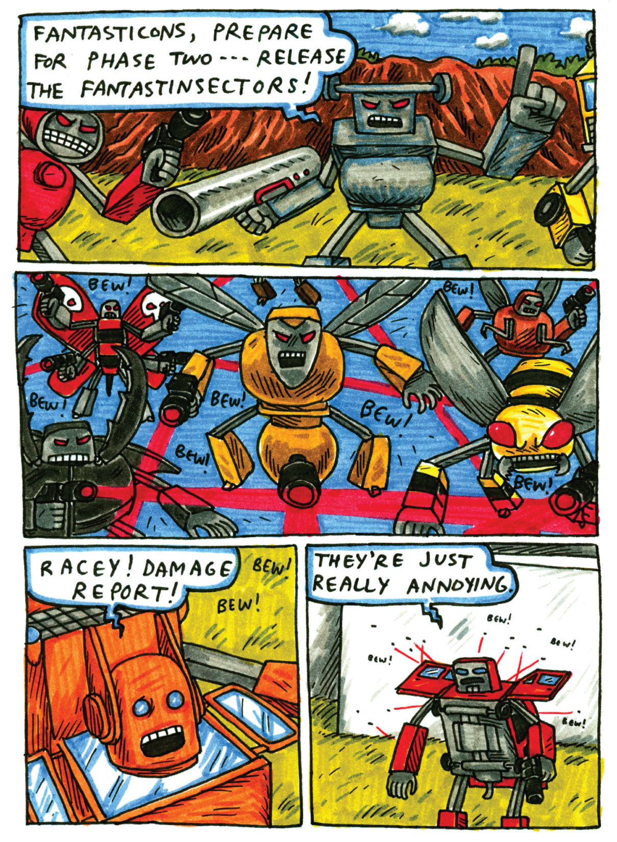 Read online Incredible Change-Bots comic -  Issue # TPB 2 - 126
