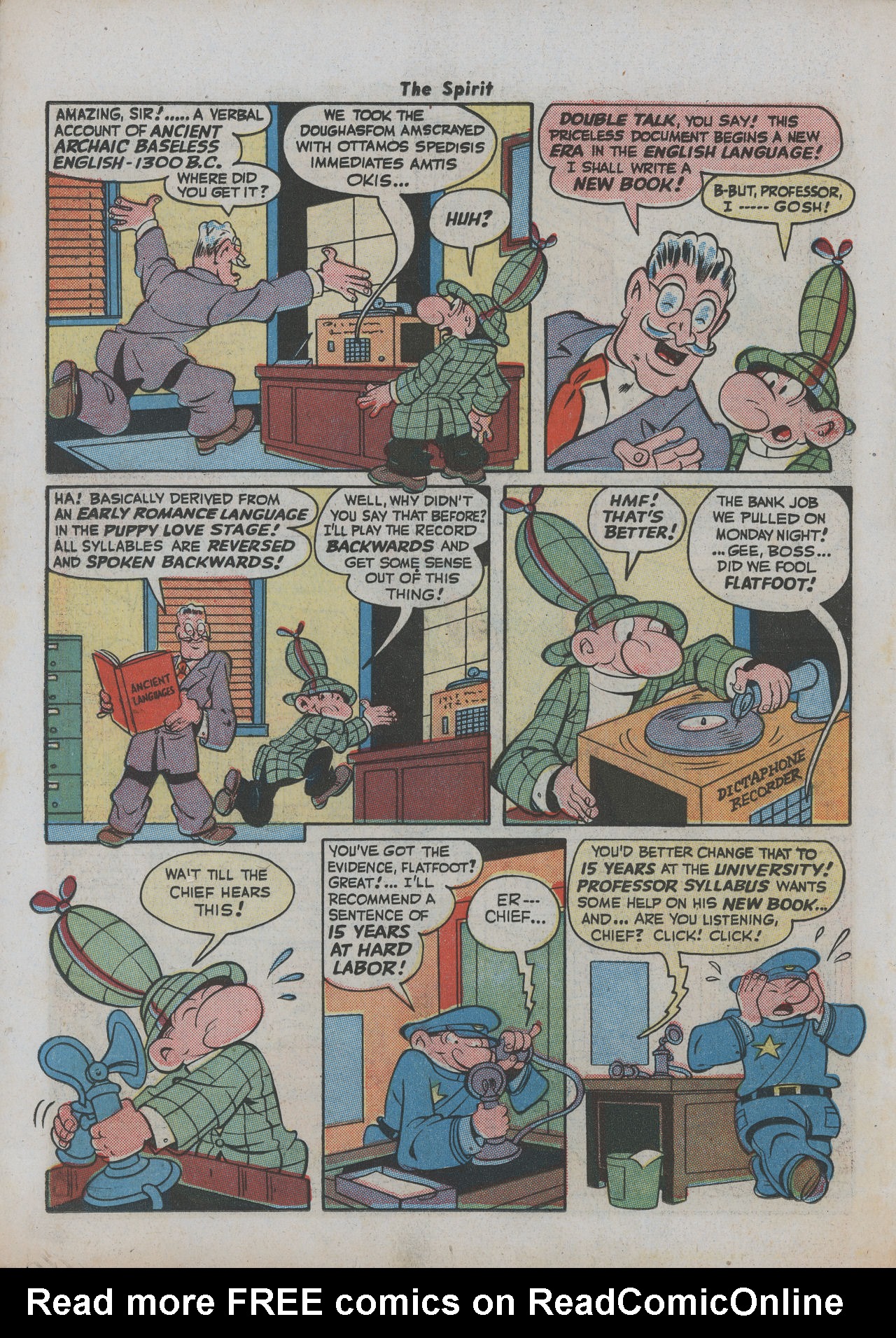 Read online The Spirit (1944) comic -  Issue #11 - 38