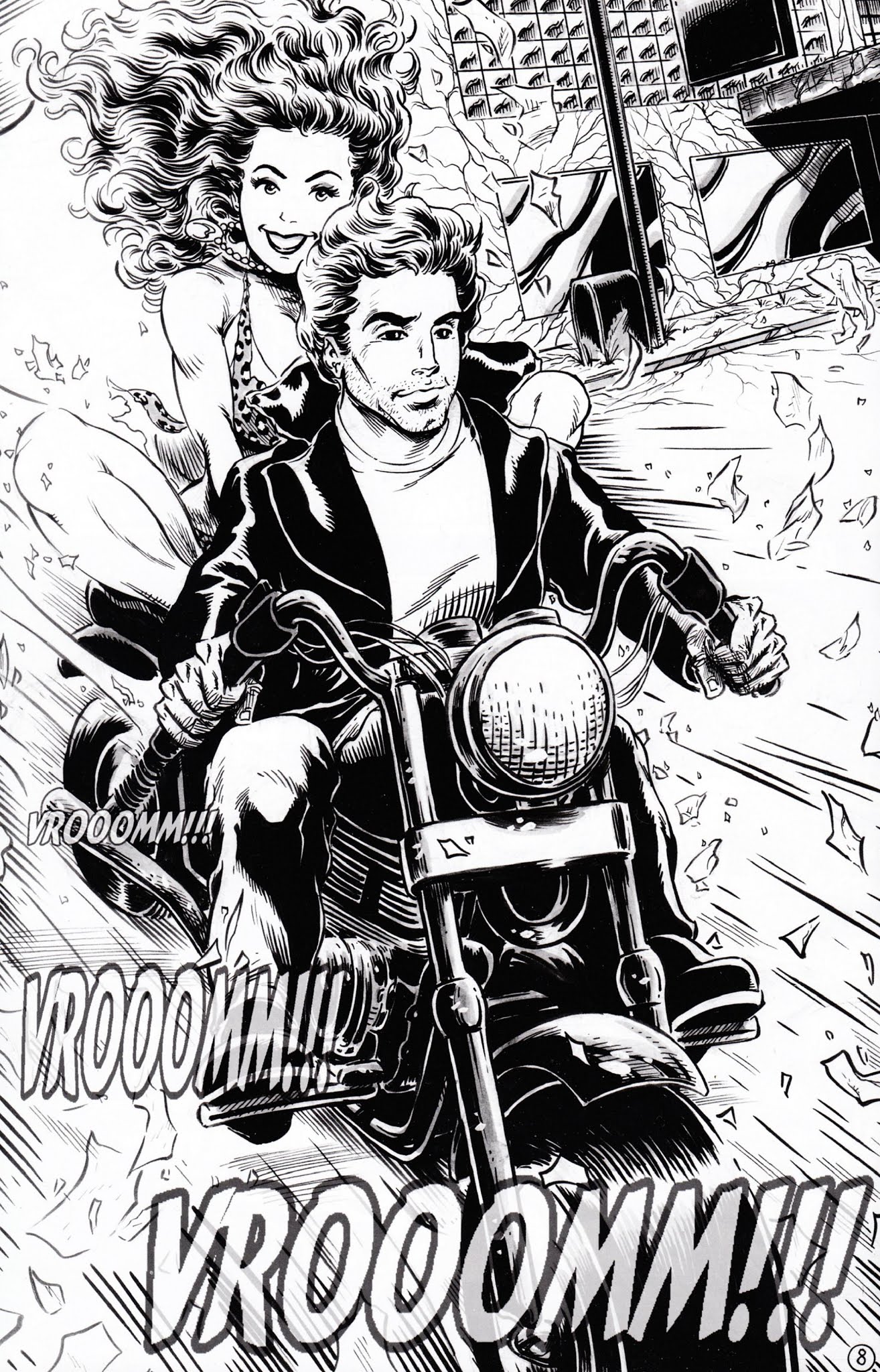 Read online Cavewoman: Gangster comic -  Issue #2 - 10