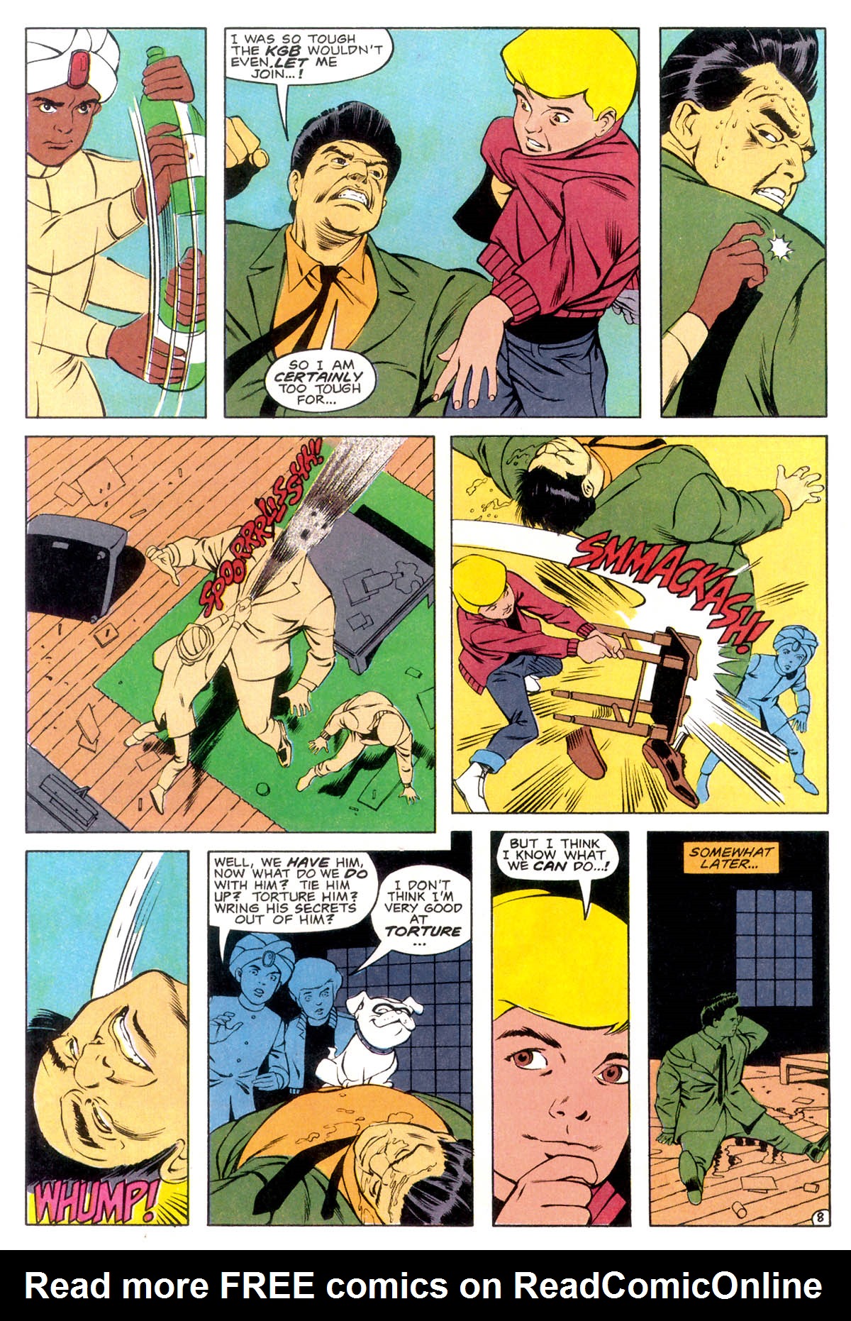 Read online Jonny Quest comic -  Issue #5 - 10