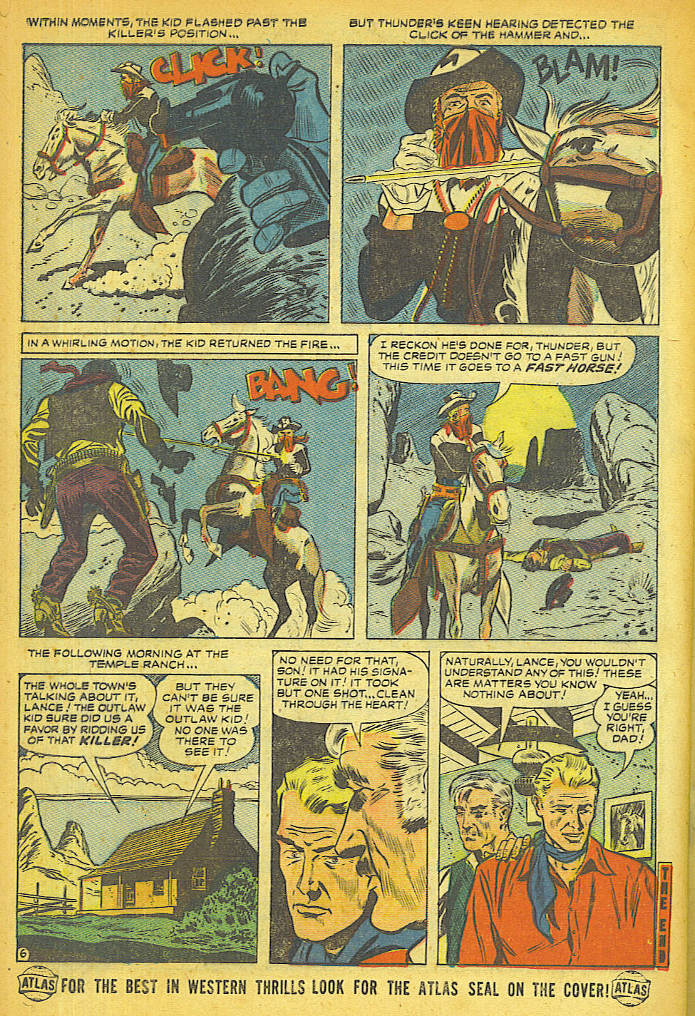 Read online The Outlaw Kid (1954) comic -  Issue #2 - 8