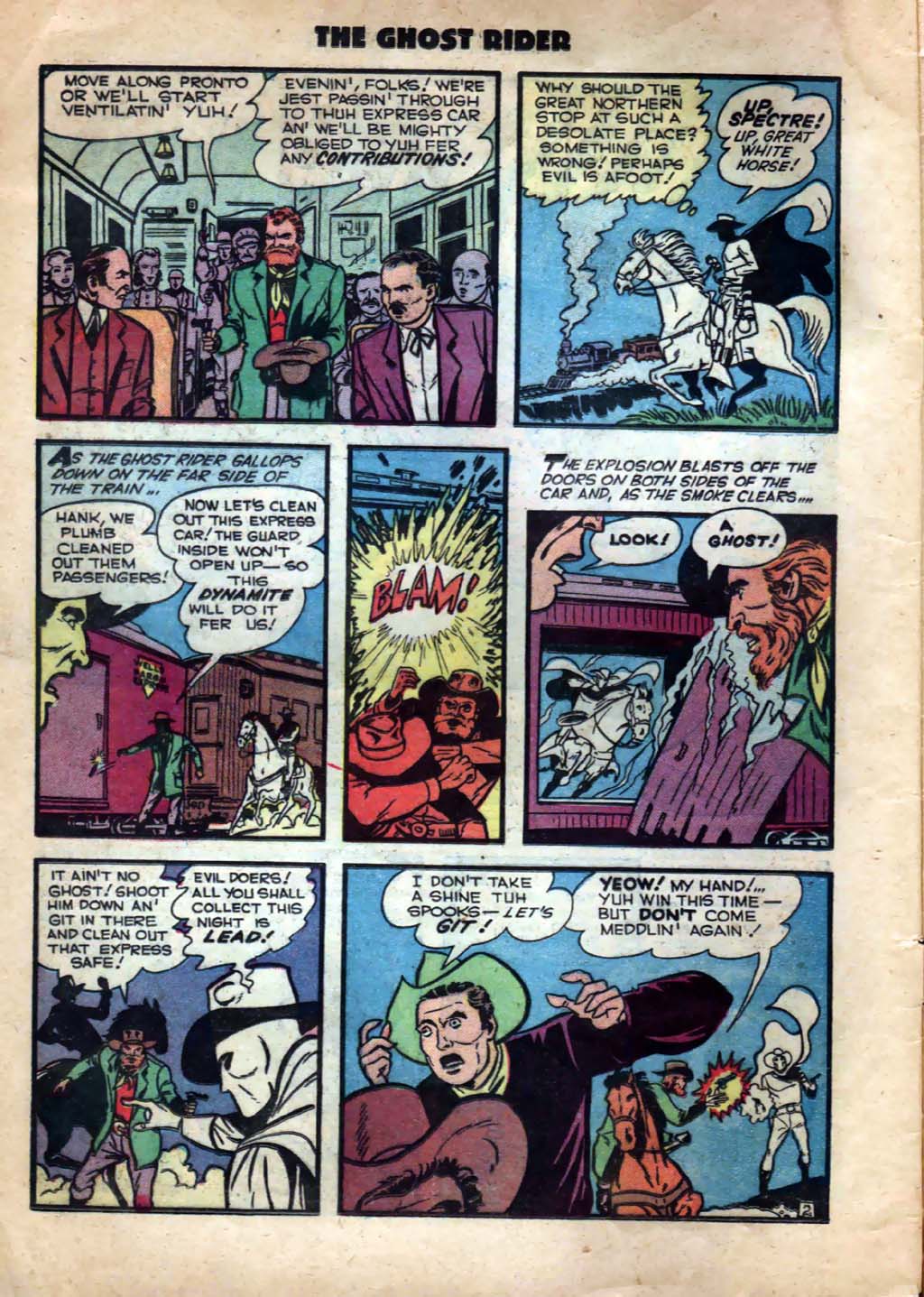 Read online The Ghost Rider (1950) comic -  Issue #3 - 4