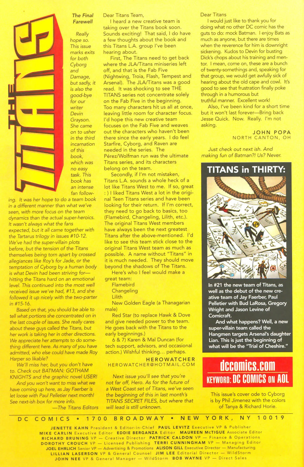 Read online The Titans (1999) comic -  Issue #20 - 25