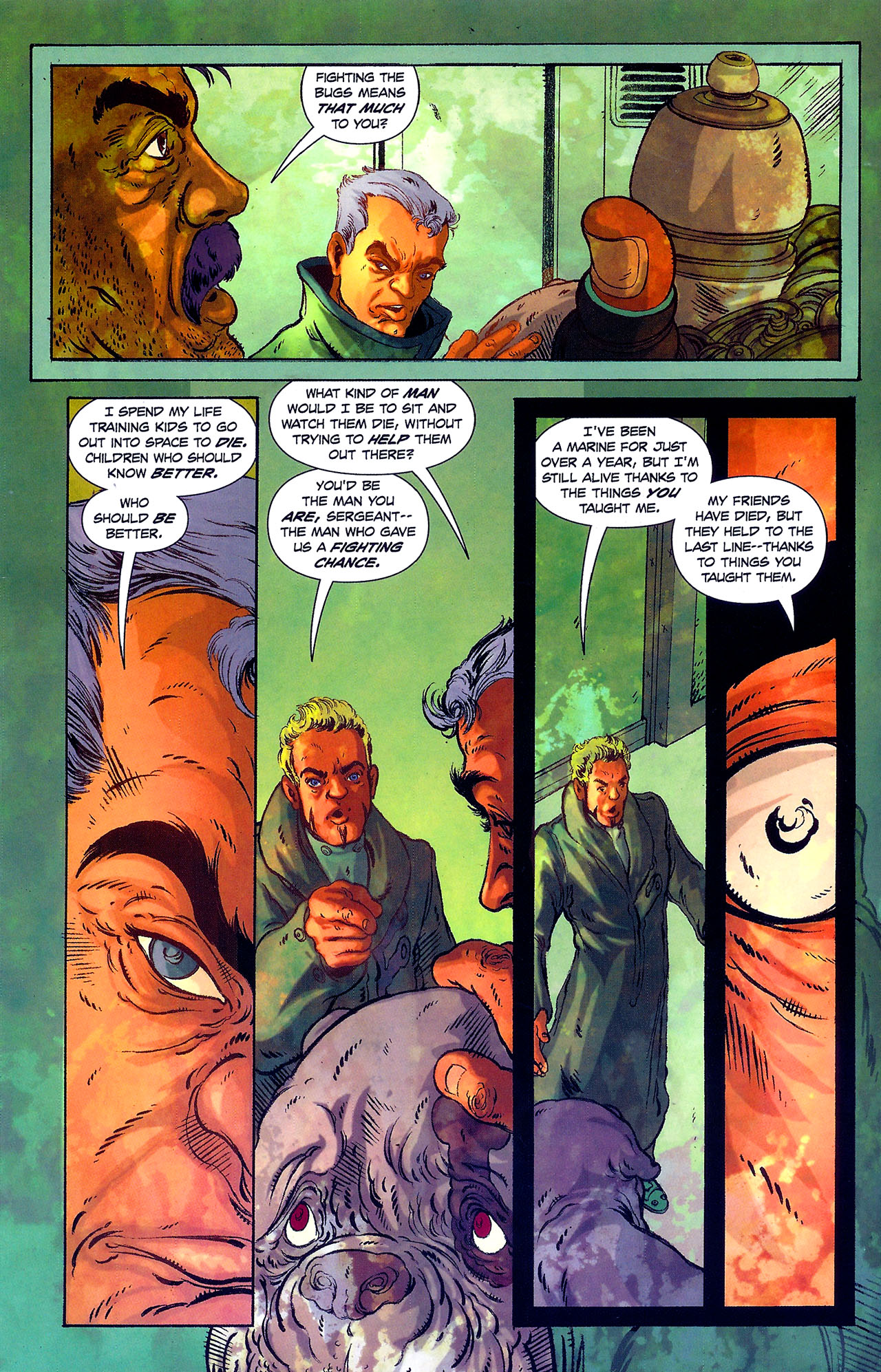 Read online Starship Troopers: Damaged Justice comic -  Issue #2 - 4