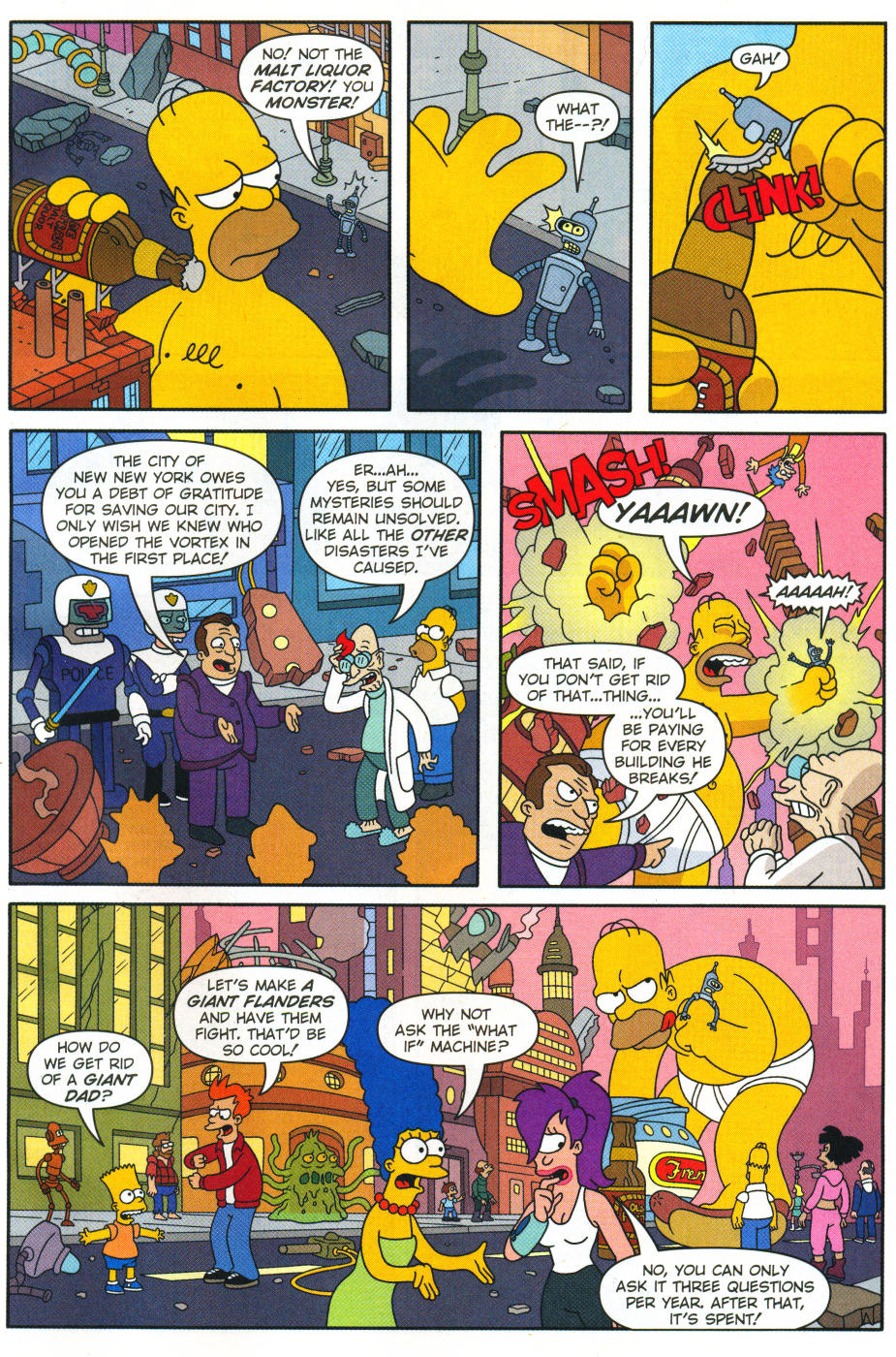Read online The Simpsons/Futurama Crossover Crisis II comic -  Issue #2 - 24