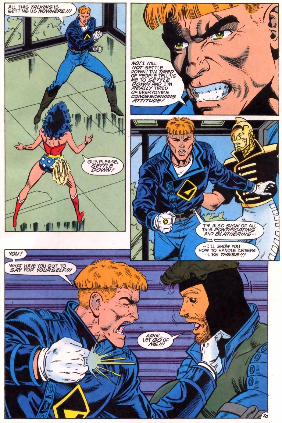 Read online Justice League America comic -  Issue #82 - 21