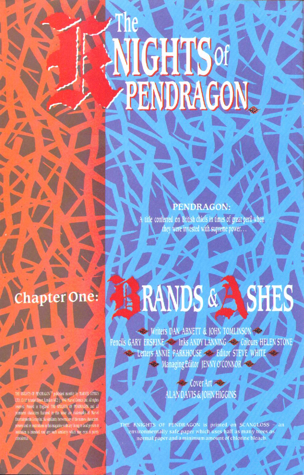 Read online The Knights of Pendragon comic -  Issue #1 - 2