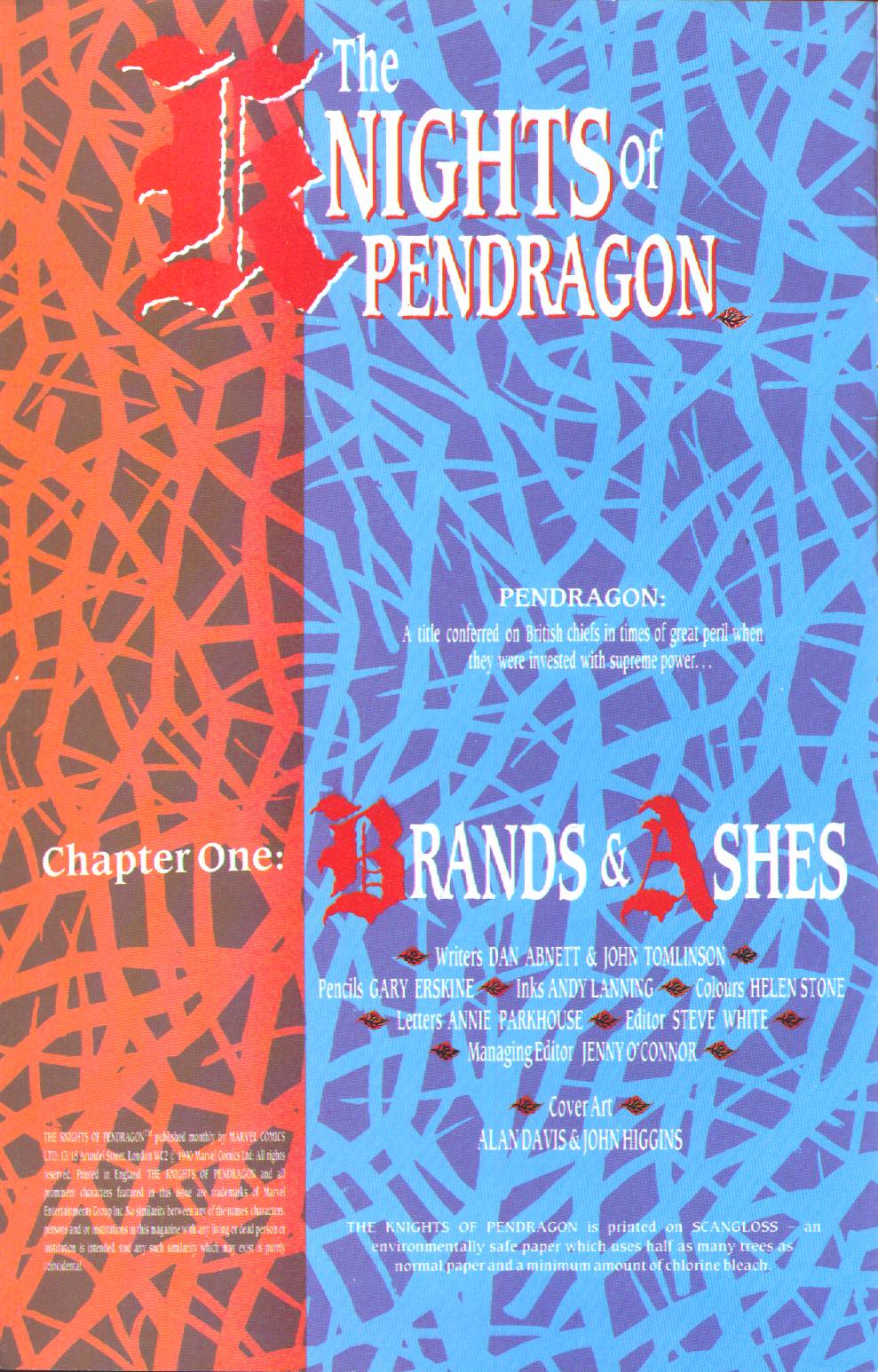 Read online The Knights of Pendragon comic -  Issue #1 - 2