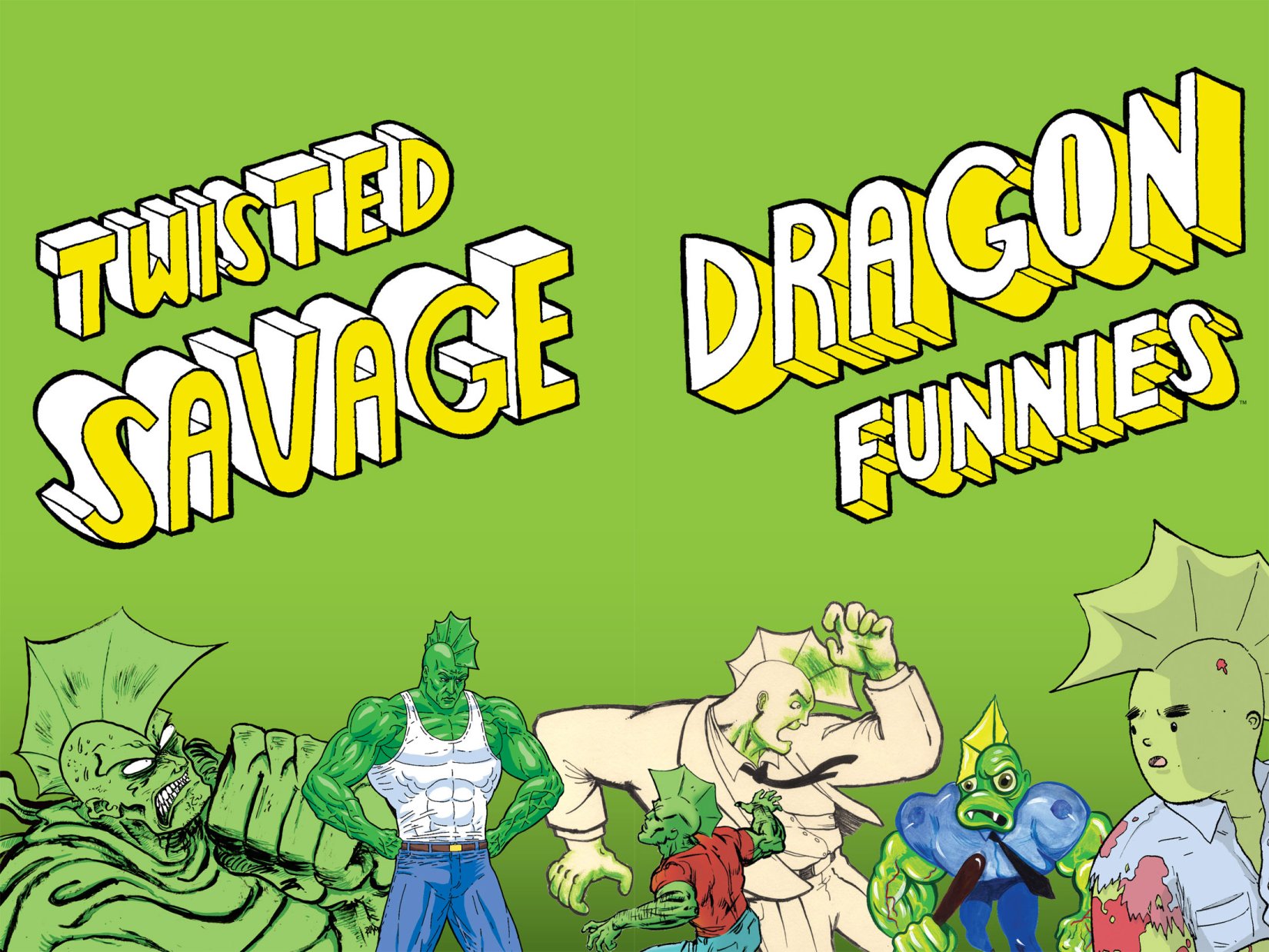 Read online Twisted Savage Dragon Funnies comic -  Issue # TPB - 4