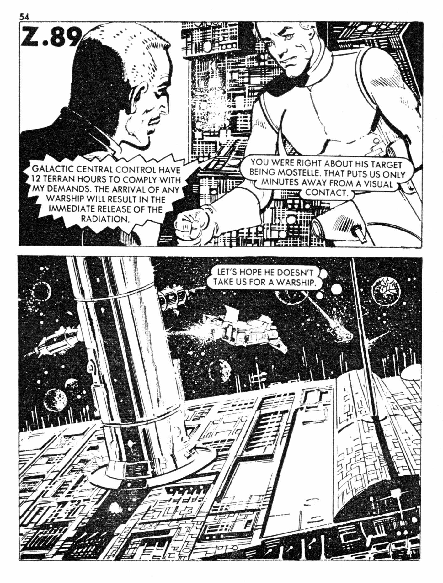 Read online Starblazer comic -  Issue #145 - 54