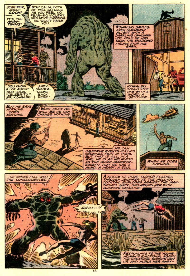 Read online Man-Thing (1979) comic -  Issue #10 - 15