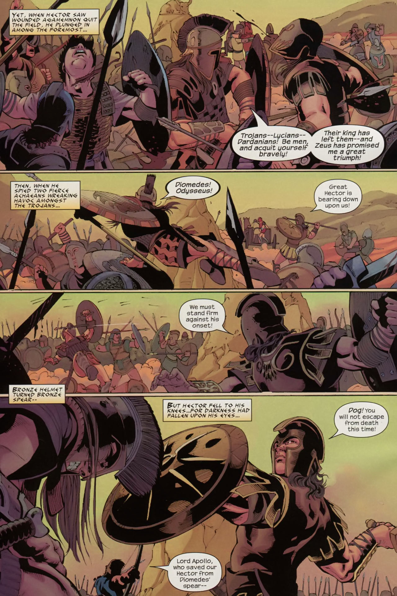 Read online The Iliad comic -  Issue #4 - 16
