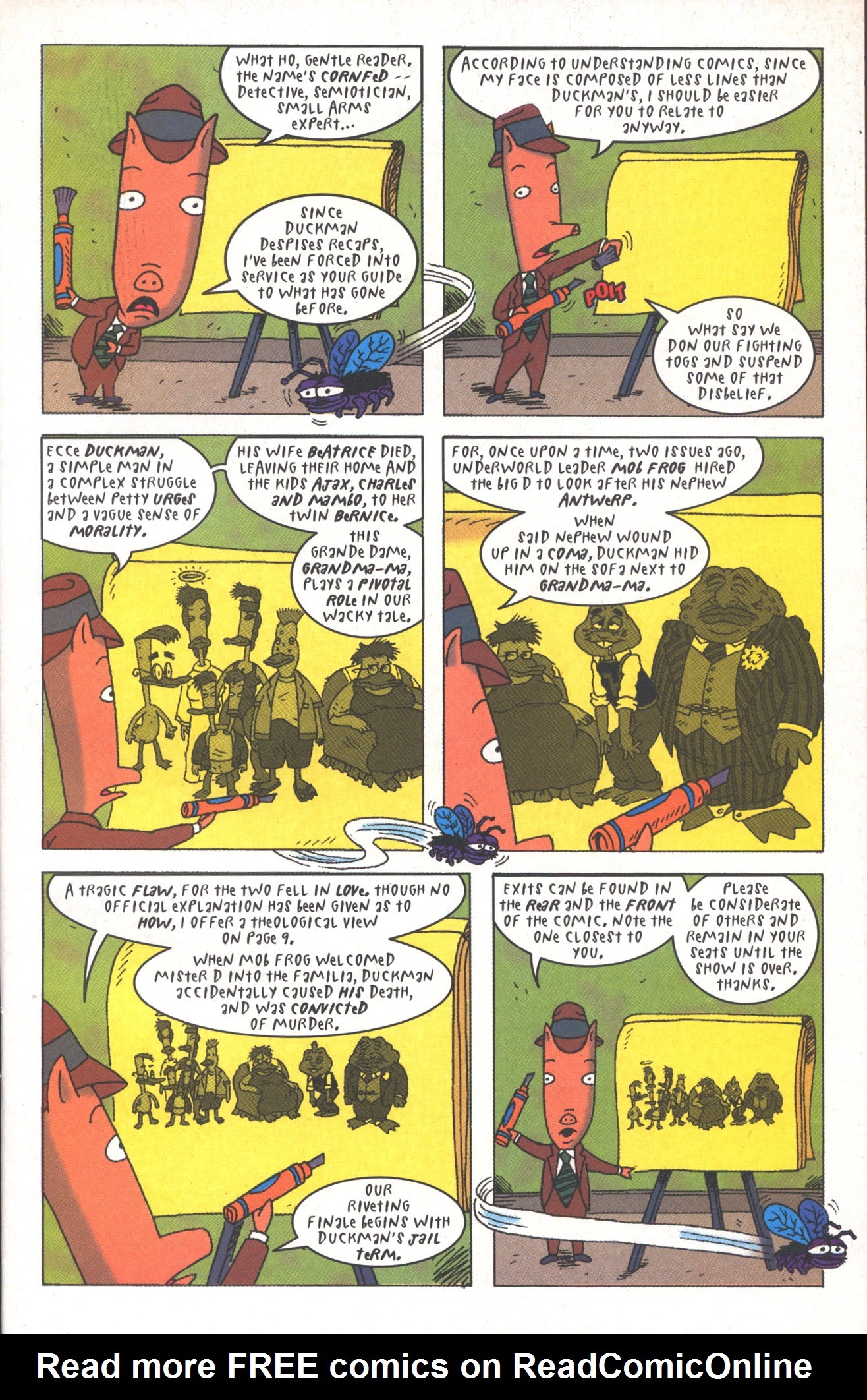 Read online Duckman : The Mob Frog Saga comic -  Issue #3 - 4