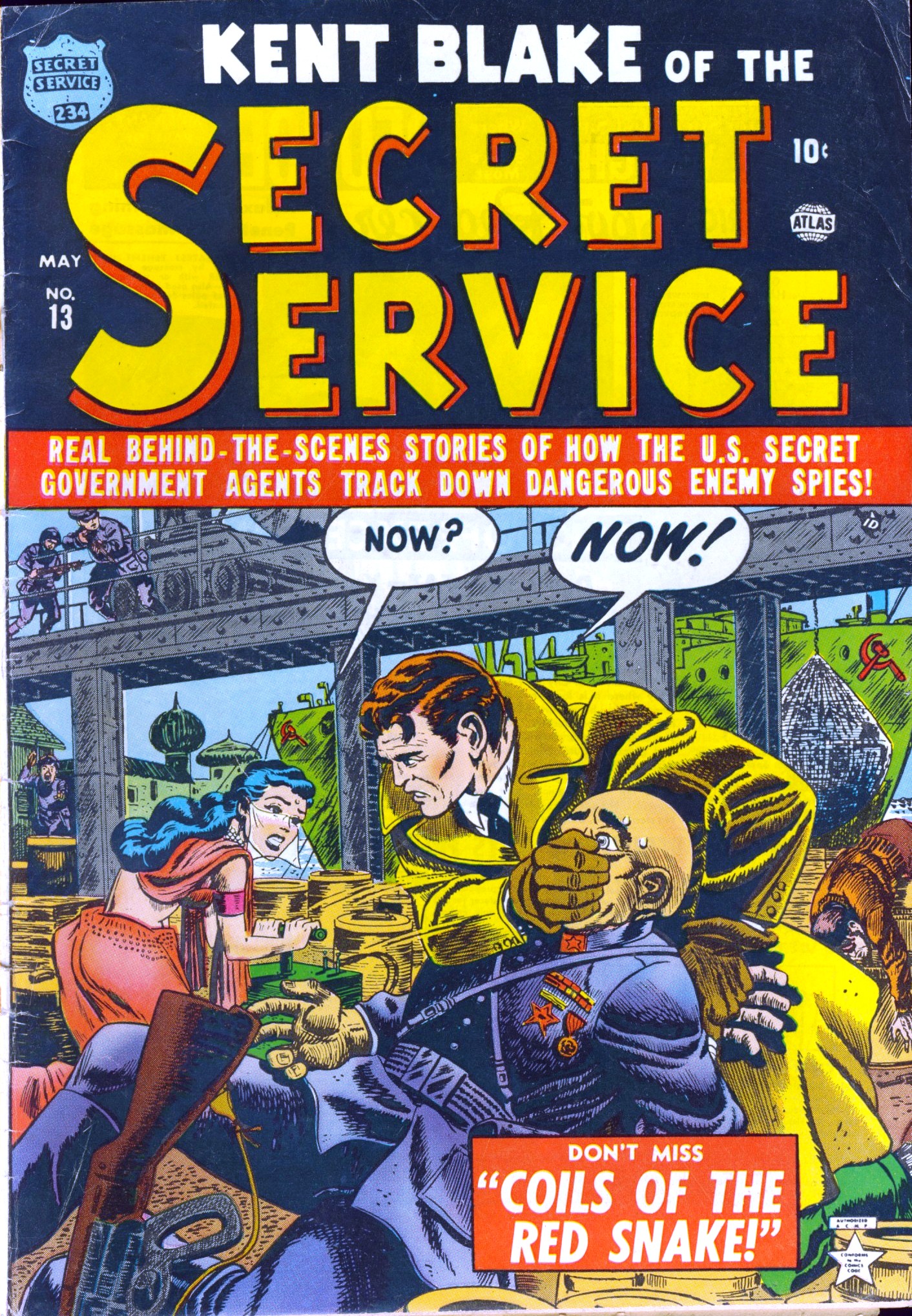 Read online Kent Blake of the Secret Service comic -  Issue #13 - 1