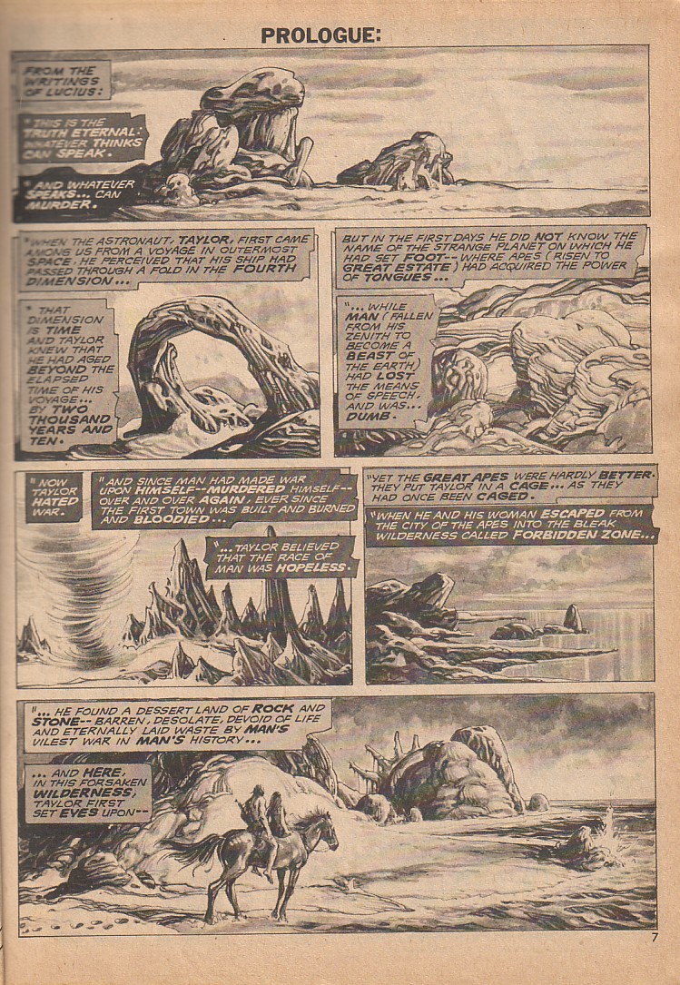 Read online Planet of the Apes comic -  Issue #7 - 7