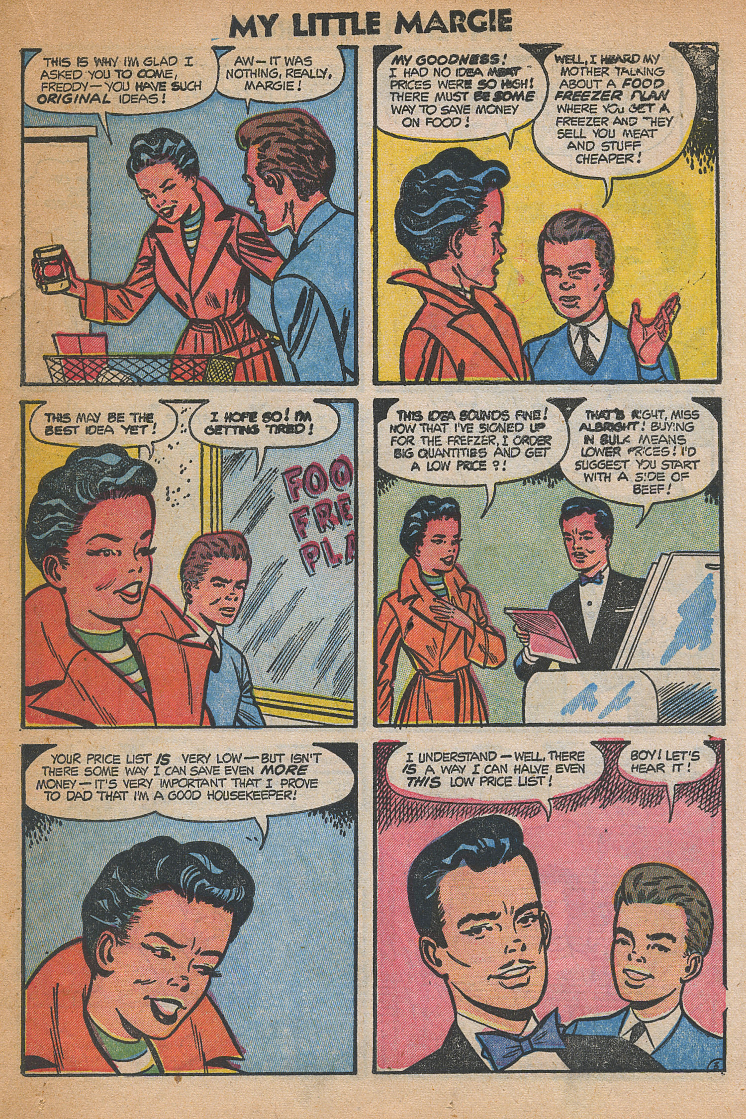 Read online My Little Margie (1954) comic -  Issue #1 - 19